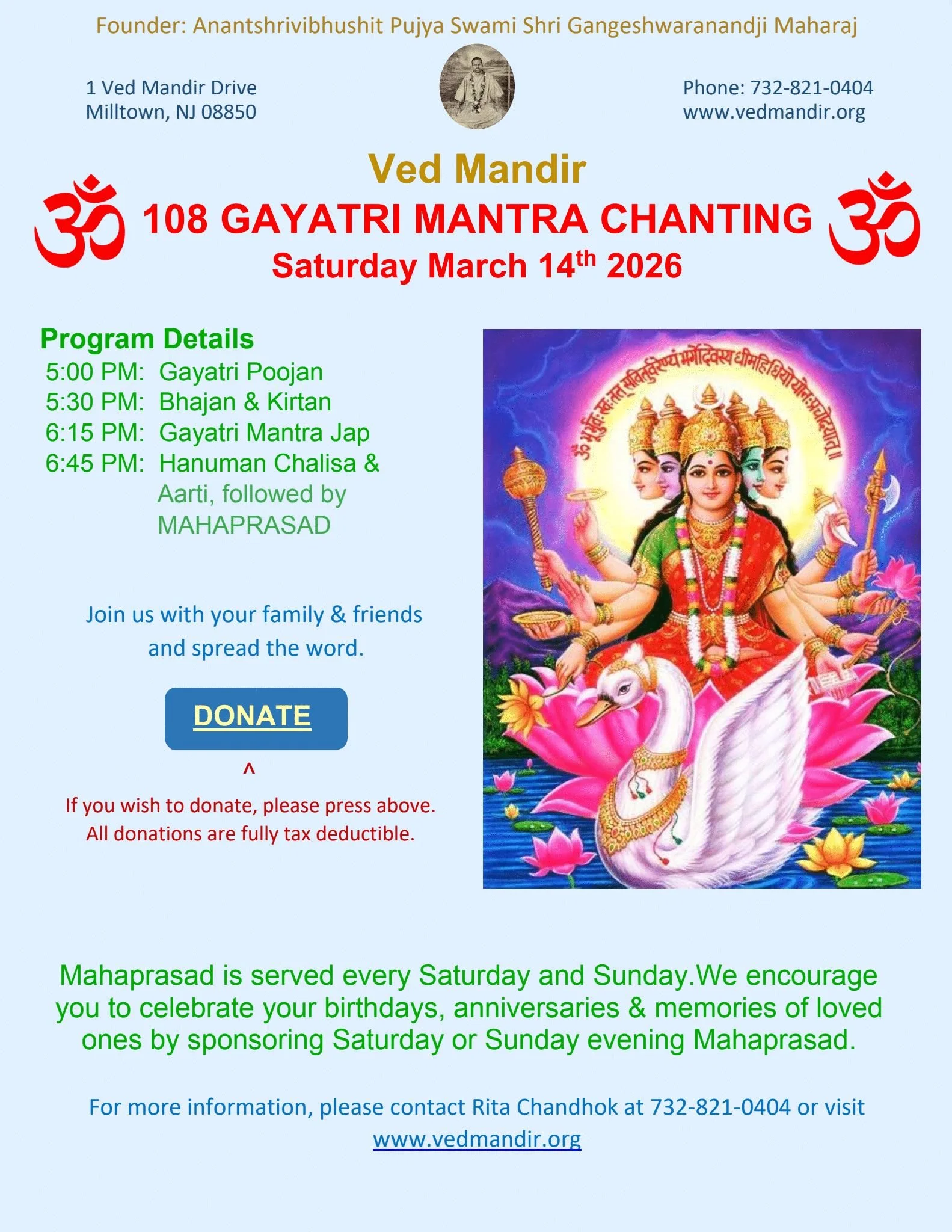 108 Gayatri Mantra Chanting