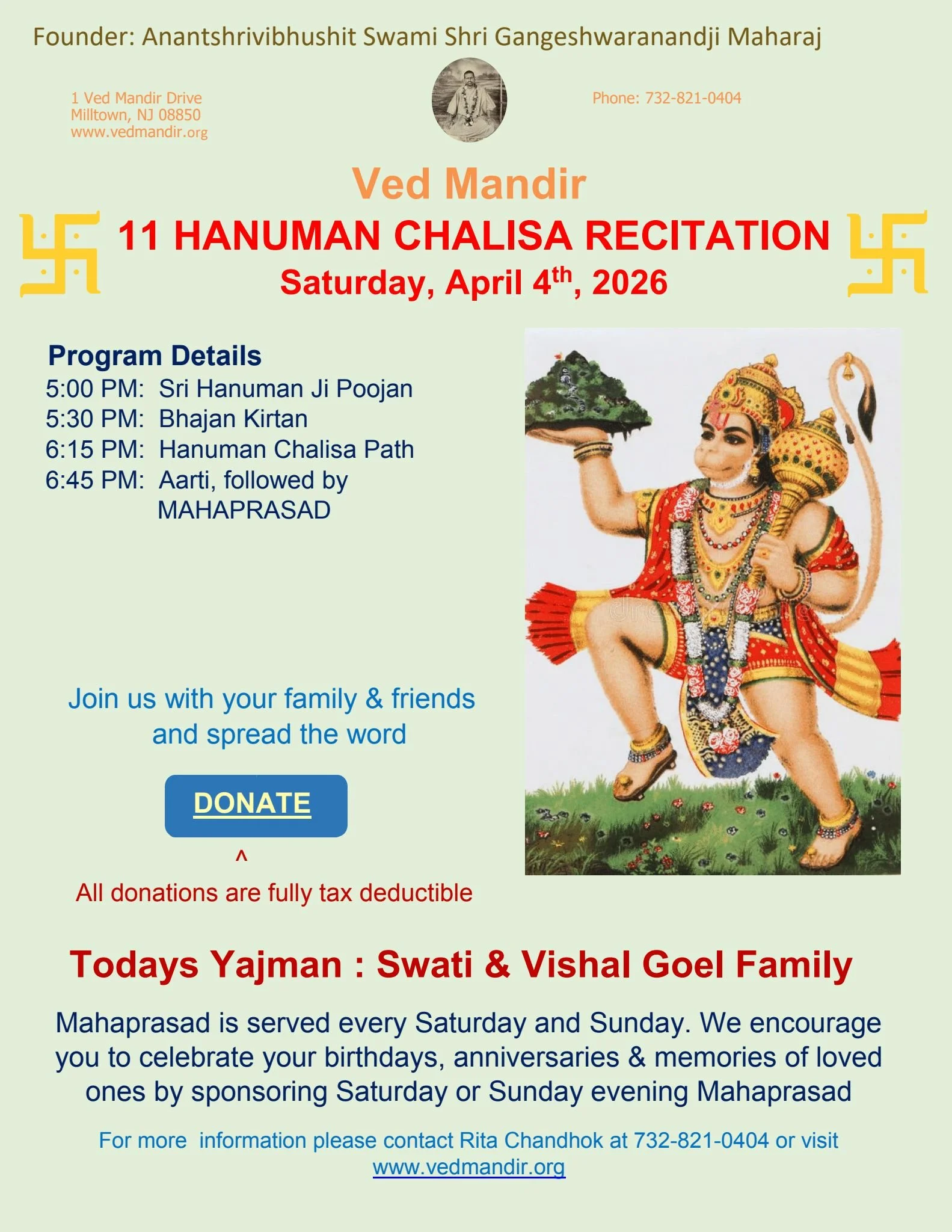 21 Hanuman Chalisa Recitation 