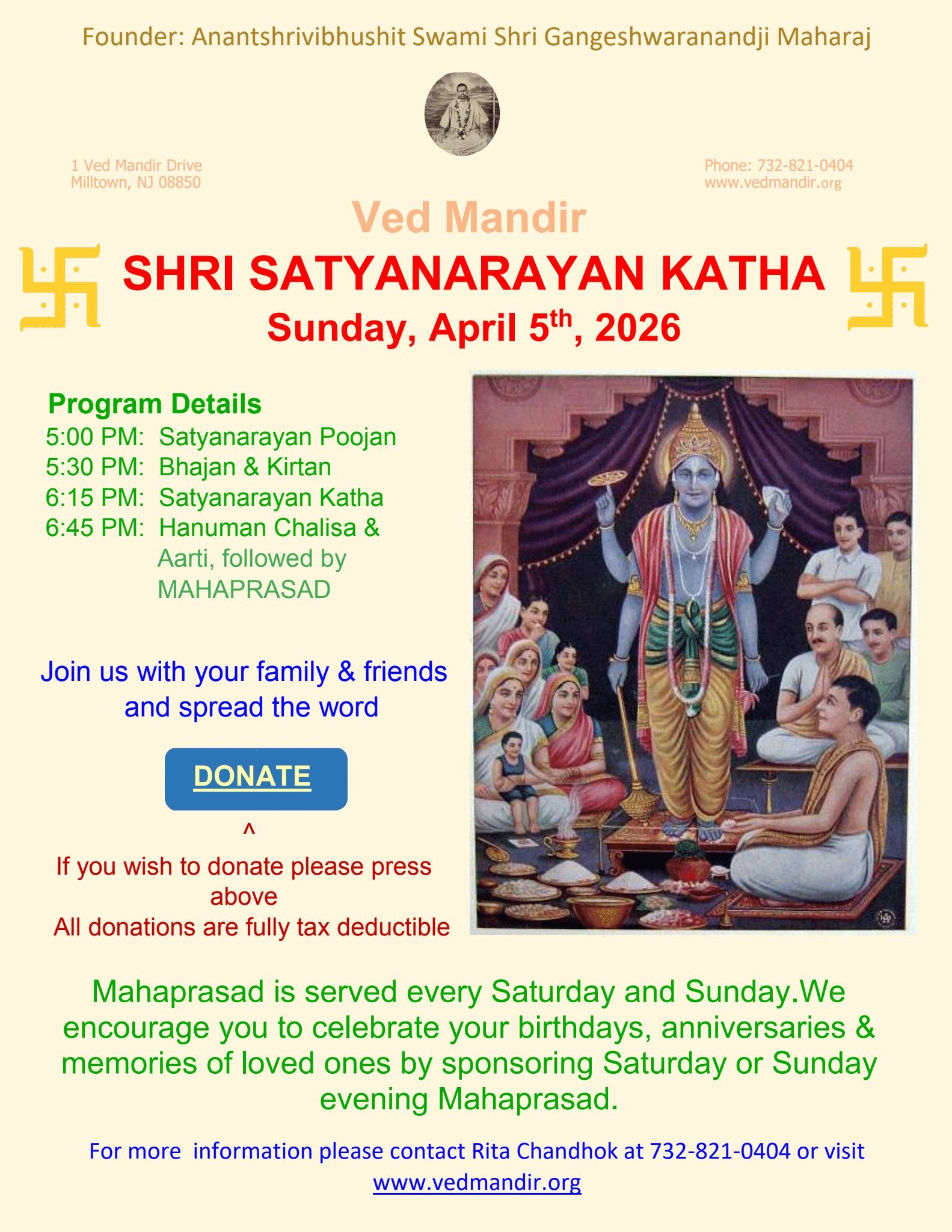 Shri Satyanarayan Katha