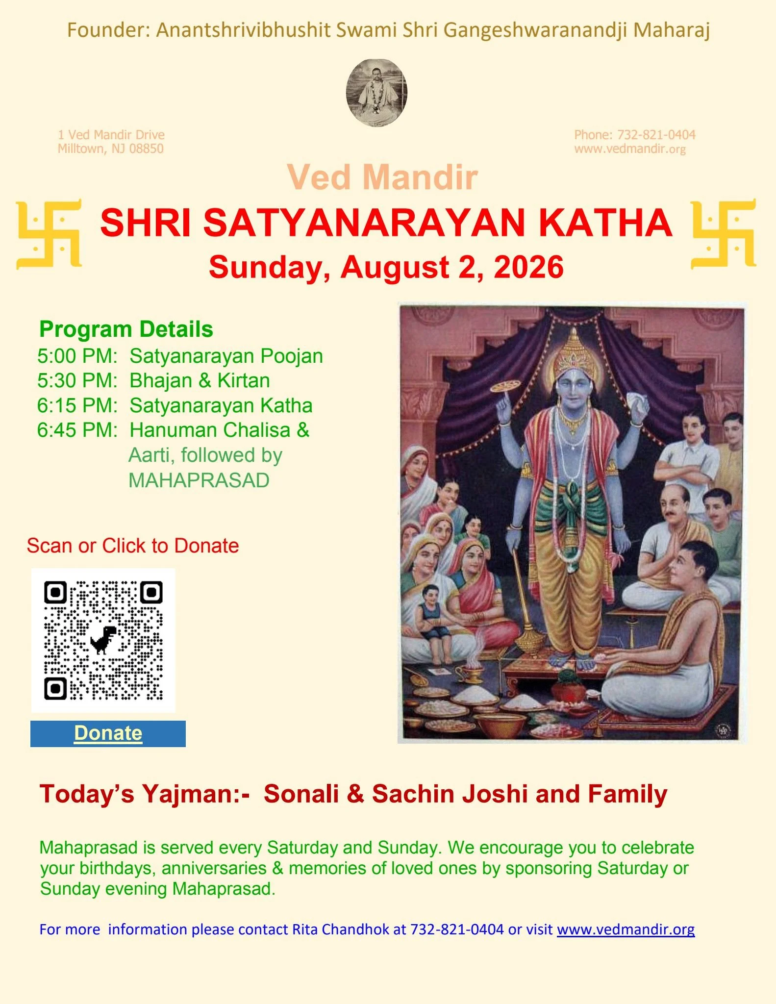 Shri Satyanarayan Katha