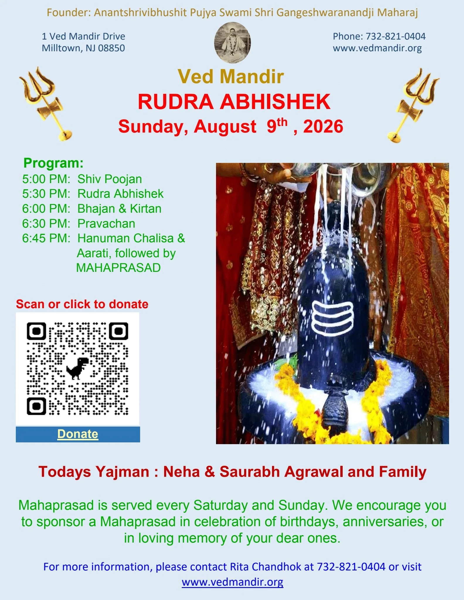 Navagraha Pooja &amp; Rudra Abhishek