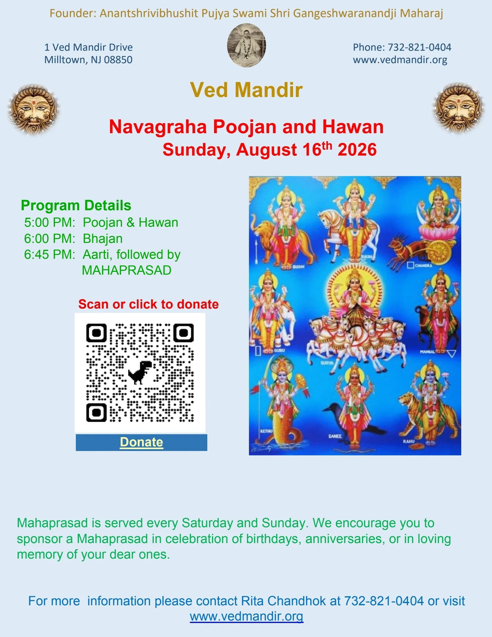 Navagraha Poojan and Hawan