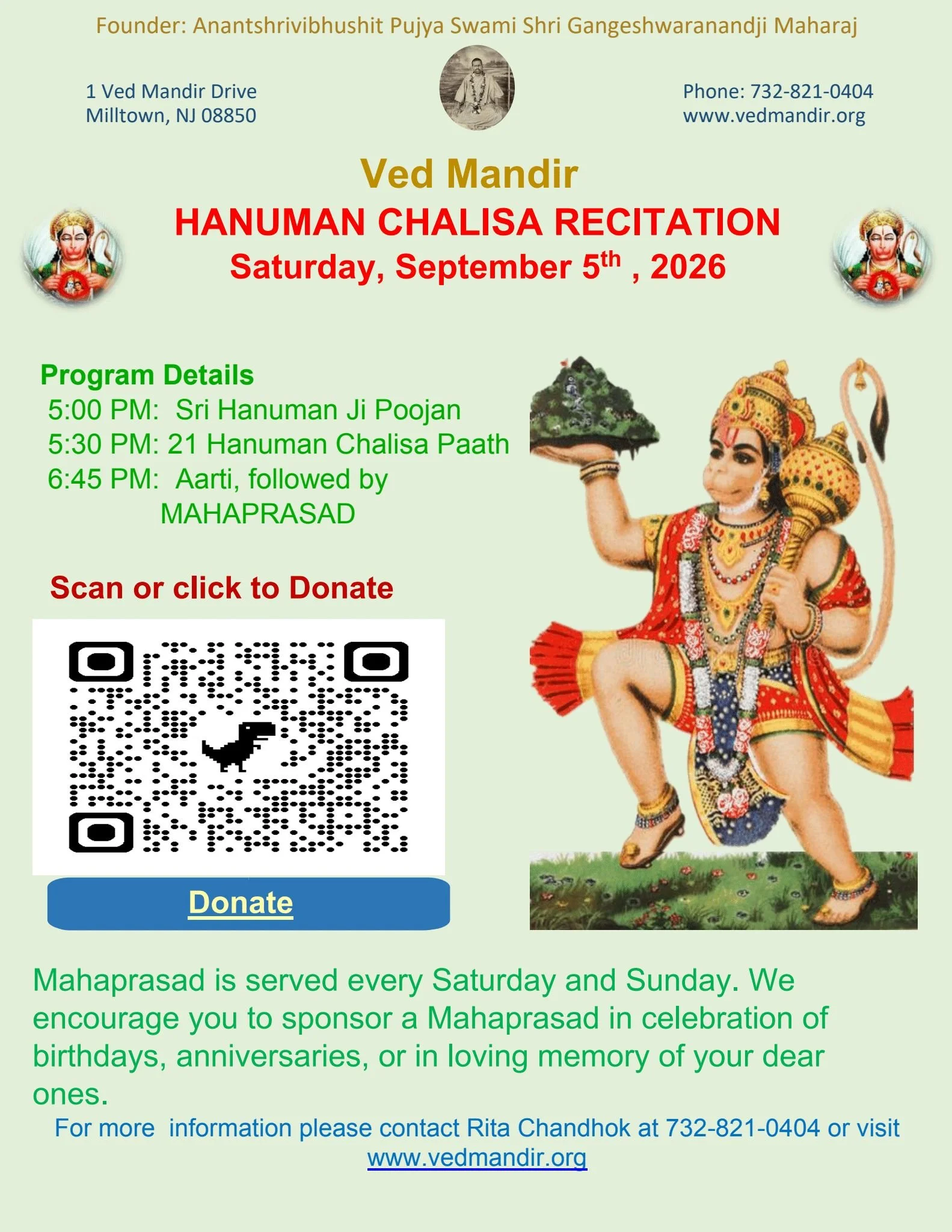 21 Hanuman Chalisa Recitation