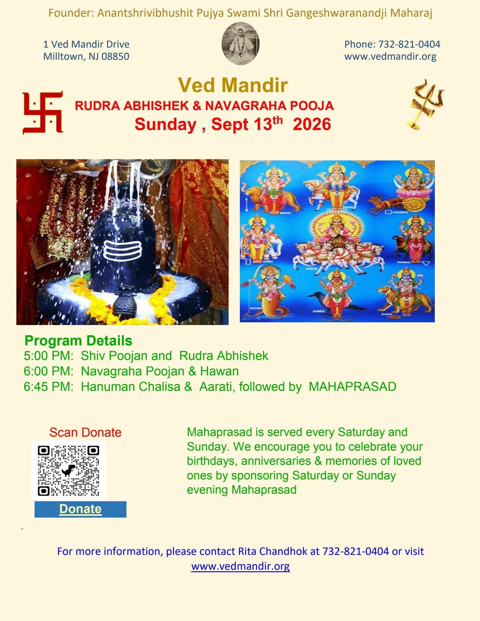 Navagraha Pooja &amp; Rudra Abhishek