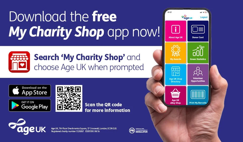 Age UK becomes the first national charity on the My Charity Shop app
