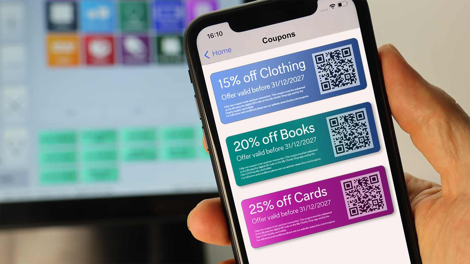 Coupons to be piloted on the My Charity Shop app