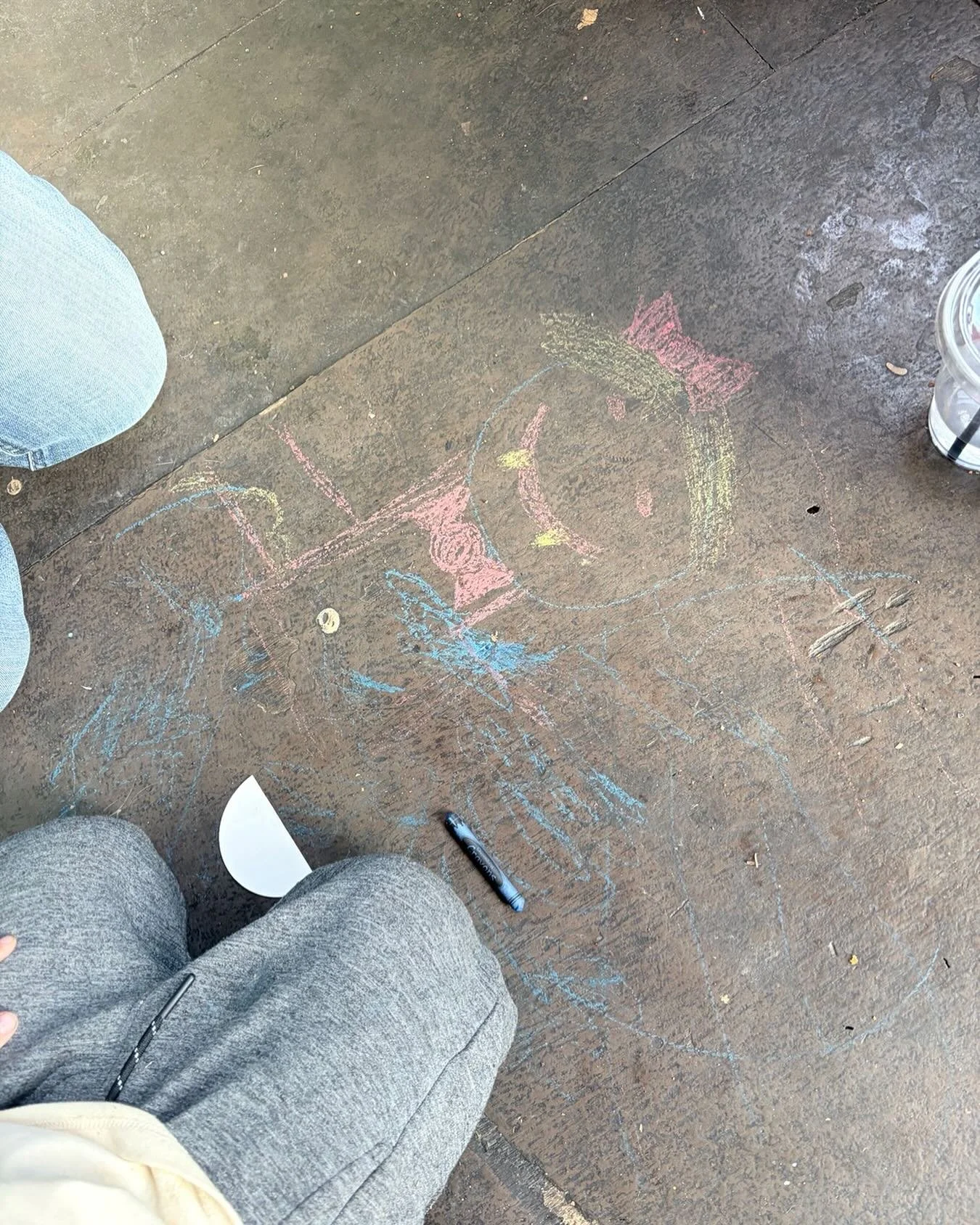 Local artist age 3 at Breadheads' now...