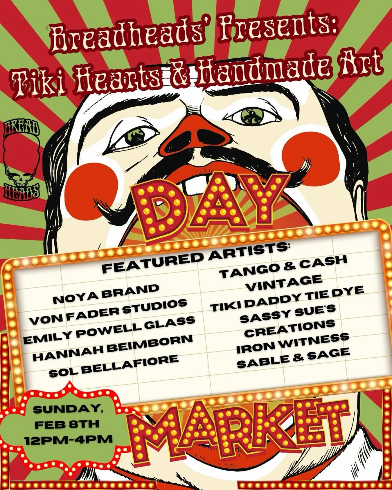 Looking forward to this line-up of talented local artists 🤩🤩
We have everything from handmade fine jewelry to forged blades, candles, vintage and much more...SEE YOU ON SUNDAY 8th 🤜💥🤛
@mia_morcom_ will be slinging $4 Mimosas and $10 Mimosa Fligh