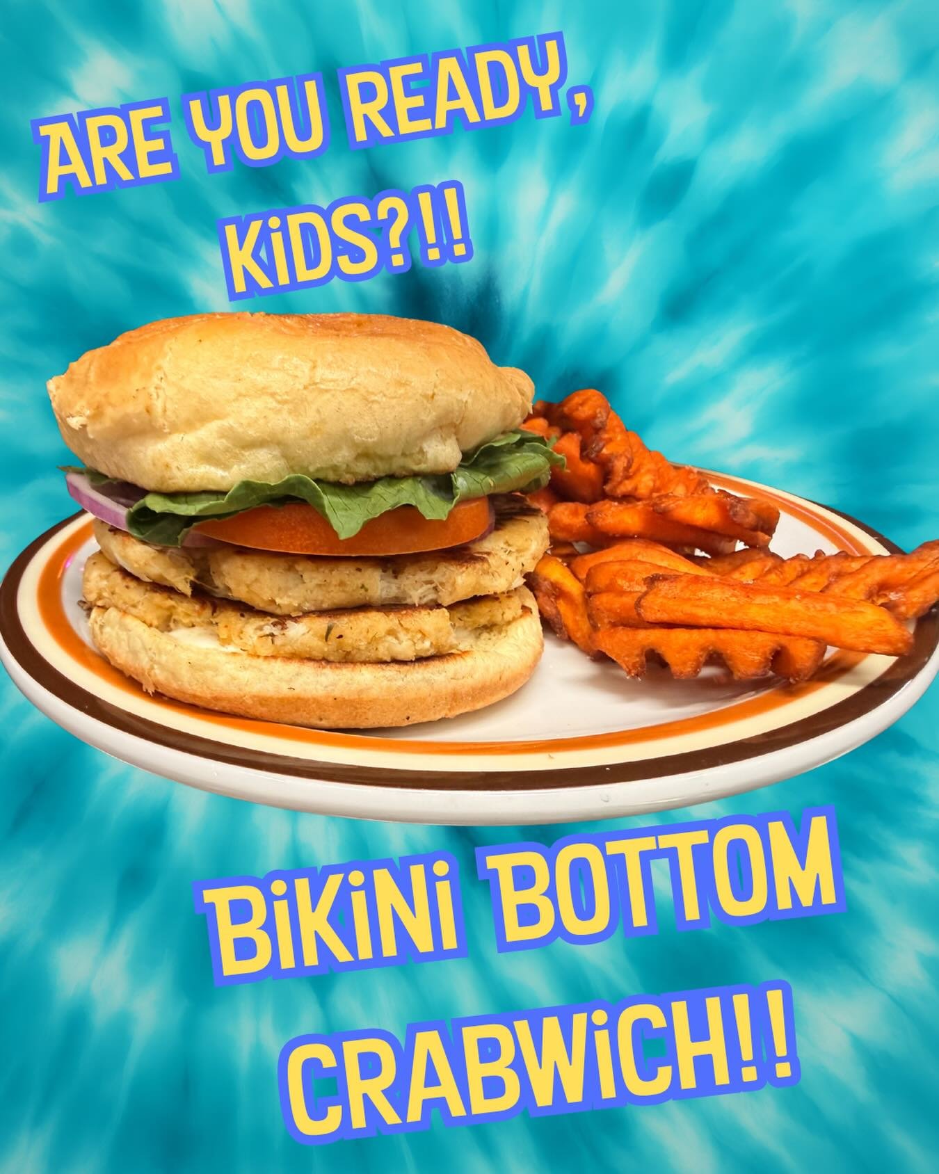 Two 3oz Gulf Coast style lump crab cakes smashed on the grill served with lettuce, tomato, onion and a drizzle of our lemon tabasco aioli served on a potato bun w/ a side. BIG. MEATY. CLAWS!
