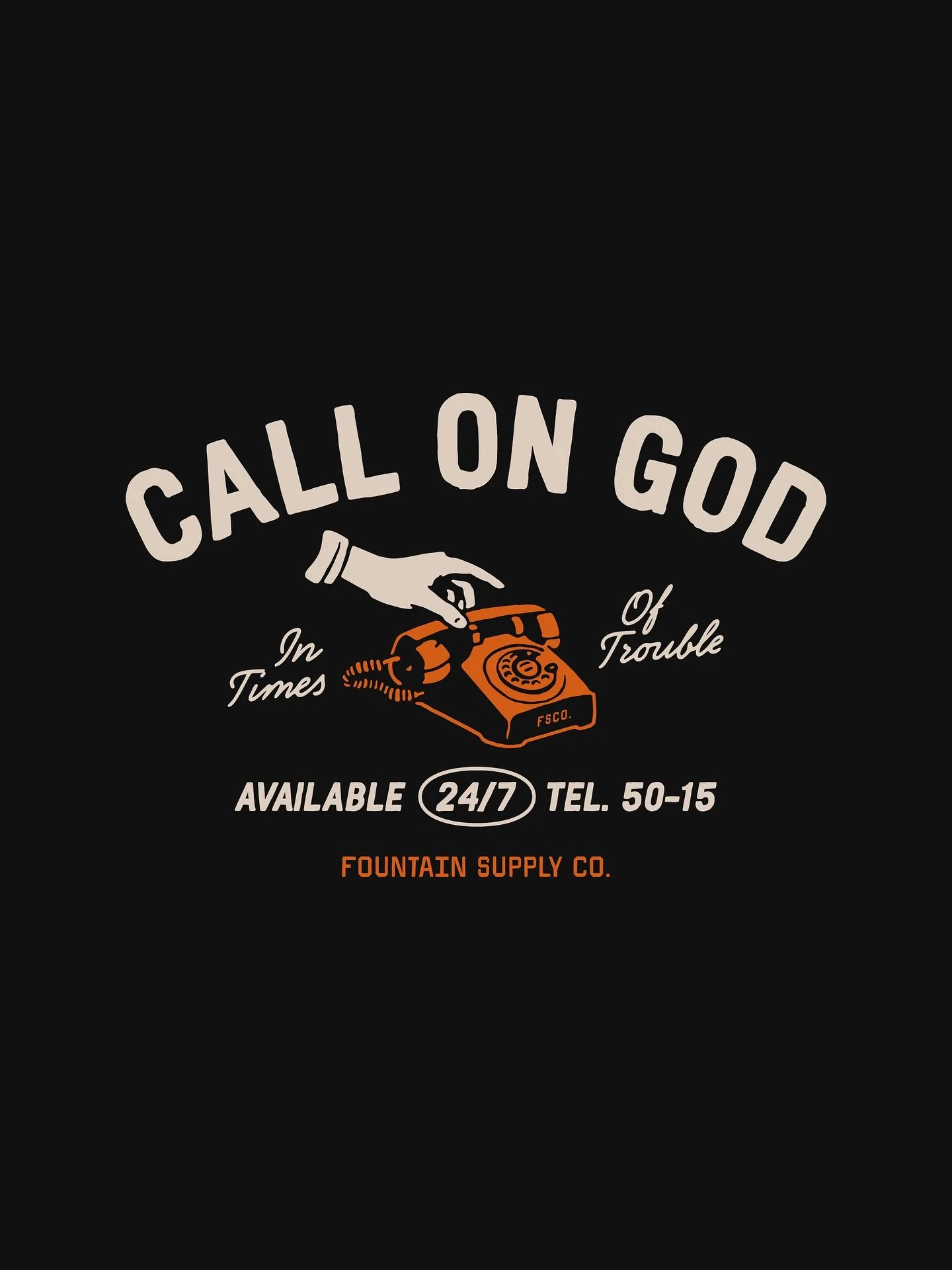 My God has a telephone. Call on God.