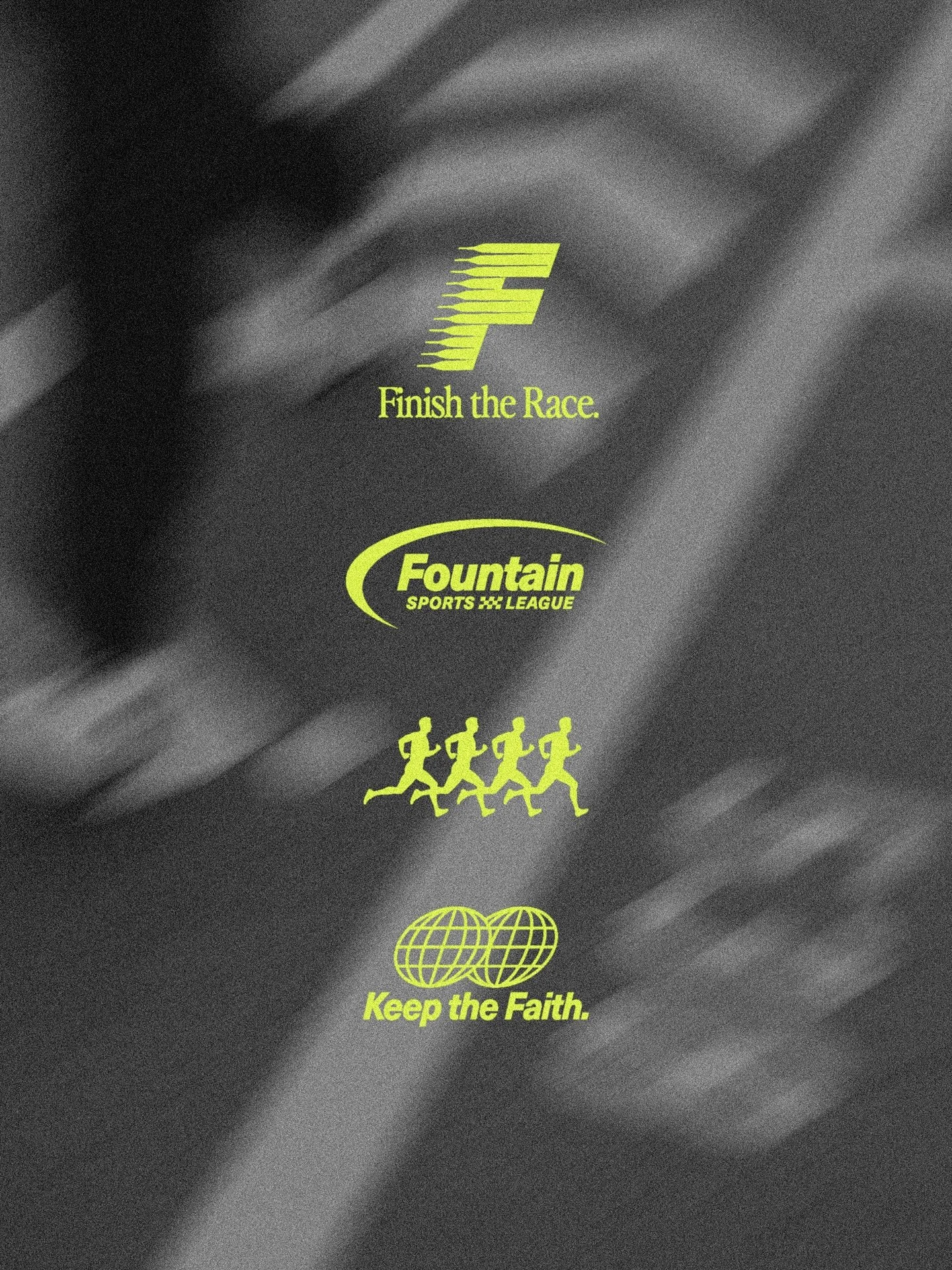 Finish the Race. 🏁 Keep the Faith. 
Design with my colleague Karsten for our brand @fountainsupply.co ⛲️