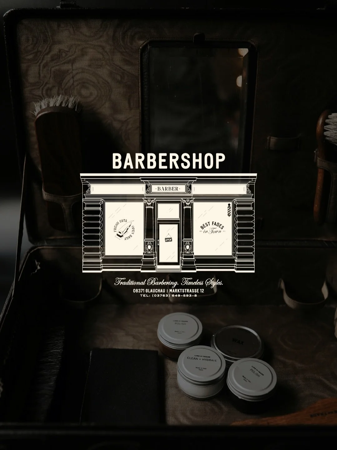 Unused design for a local barbershop 💈