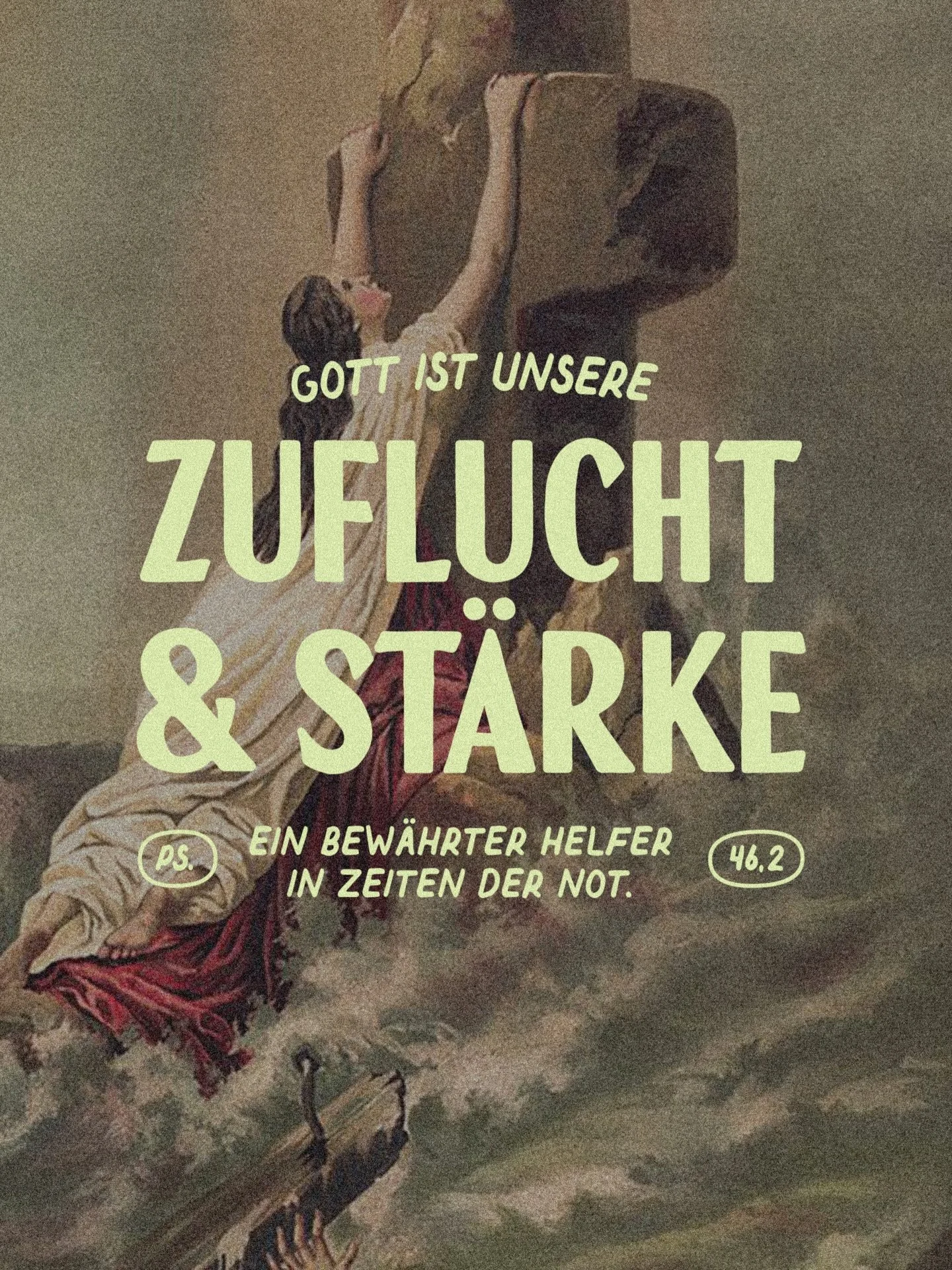 Gott ist unsere Zuflucht und St&auml;rke, ein bew&auml;hrter Helfer in Zeiten der Not. 🙏🏻
