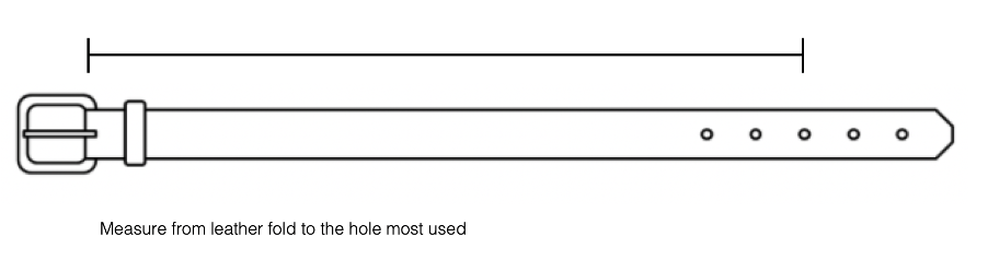 How to measure the size of your belt?