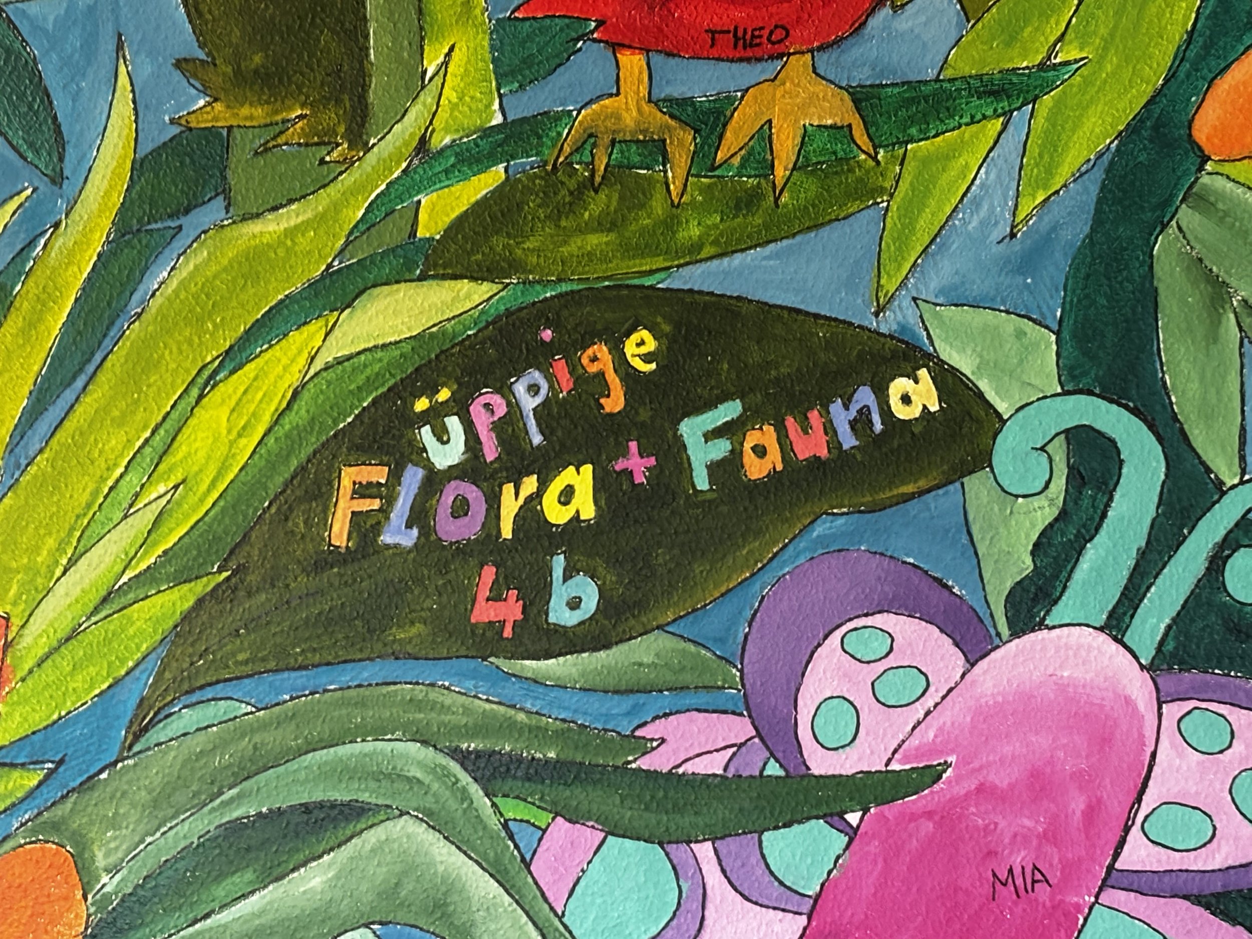 Kunstprojekt der 4b in Widdert