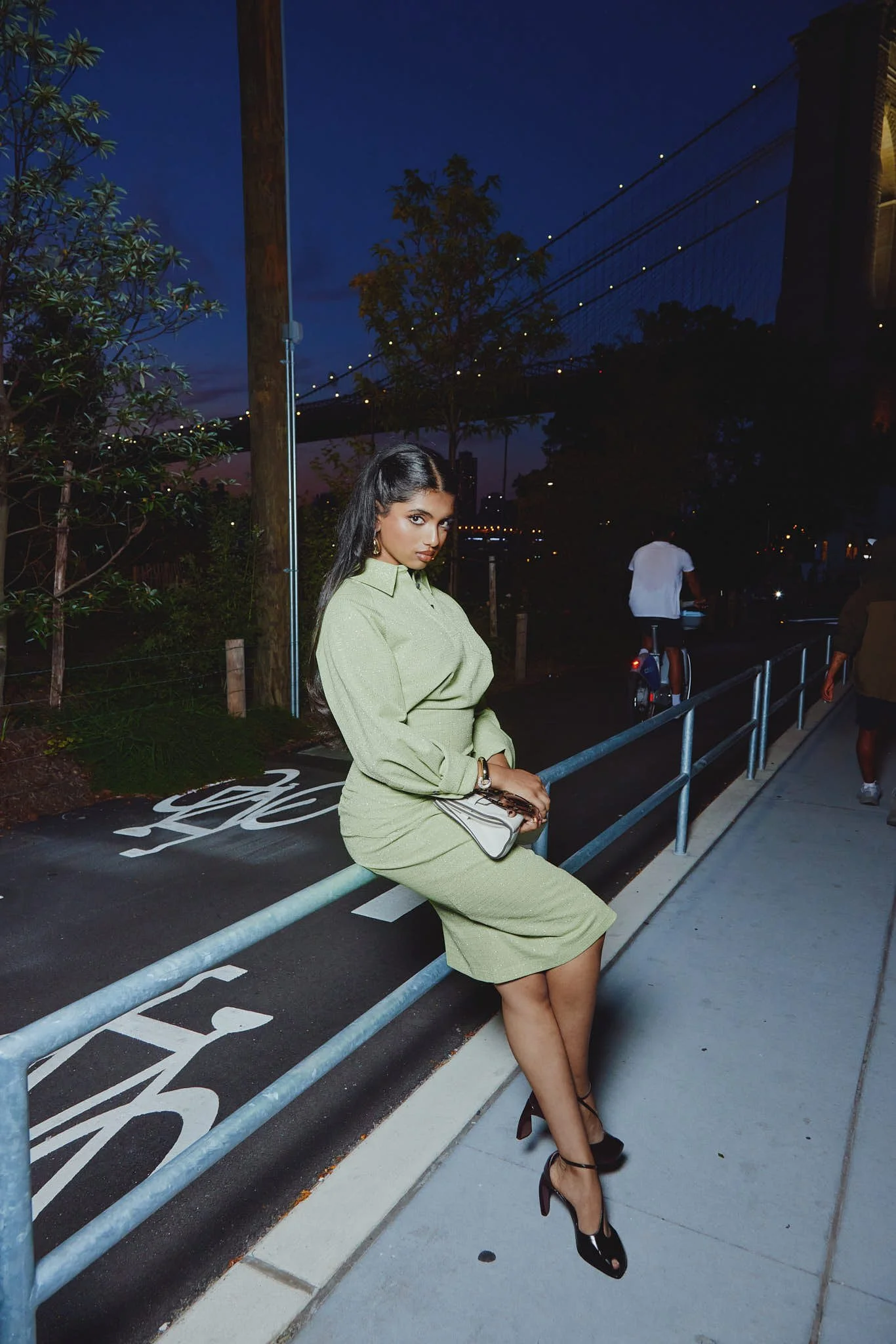 Avantika tory burch coach fashion show after party 