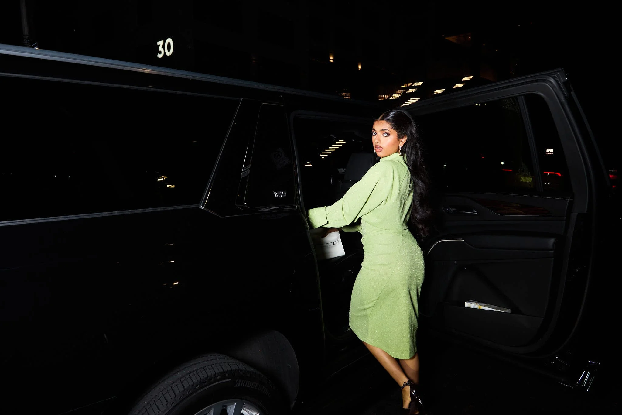 Avantika tory burch coach fashion show after party 