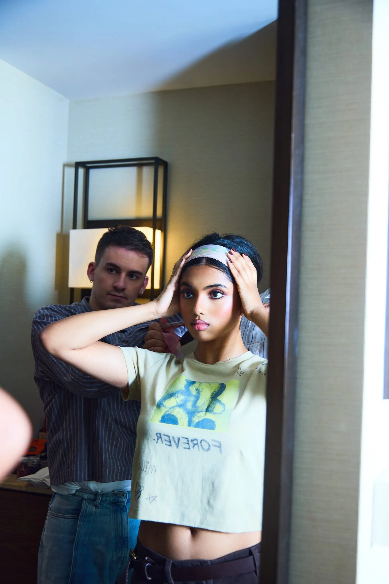 Avantika tory burch coach fashion show after party 