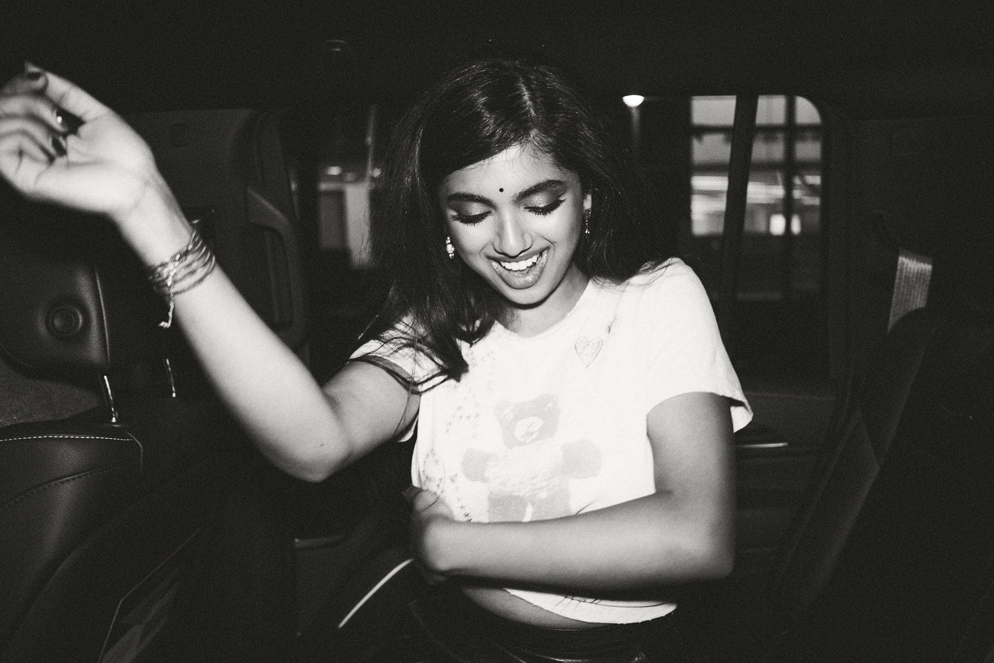 Avantika tory burch coach fashion show after party 