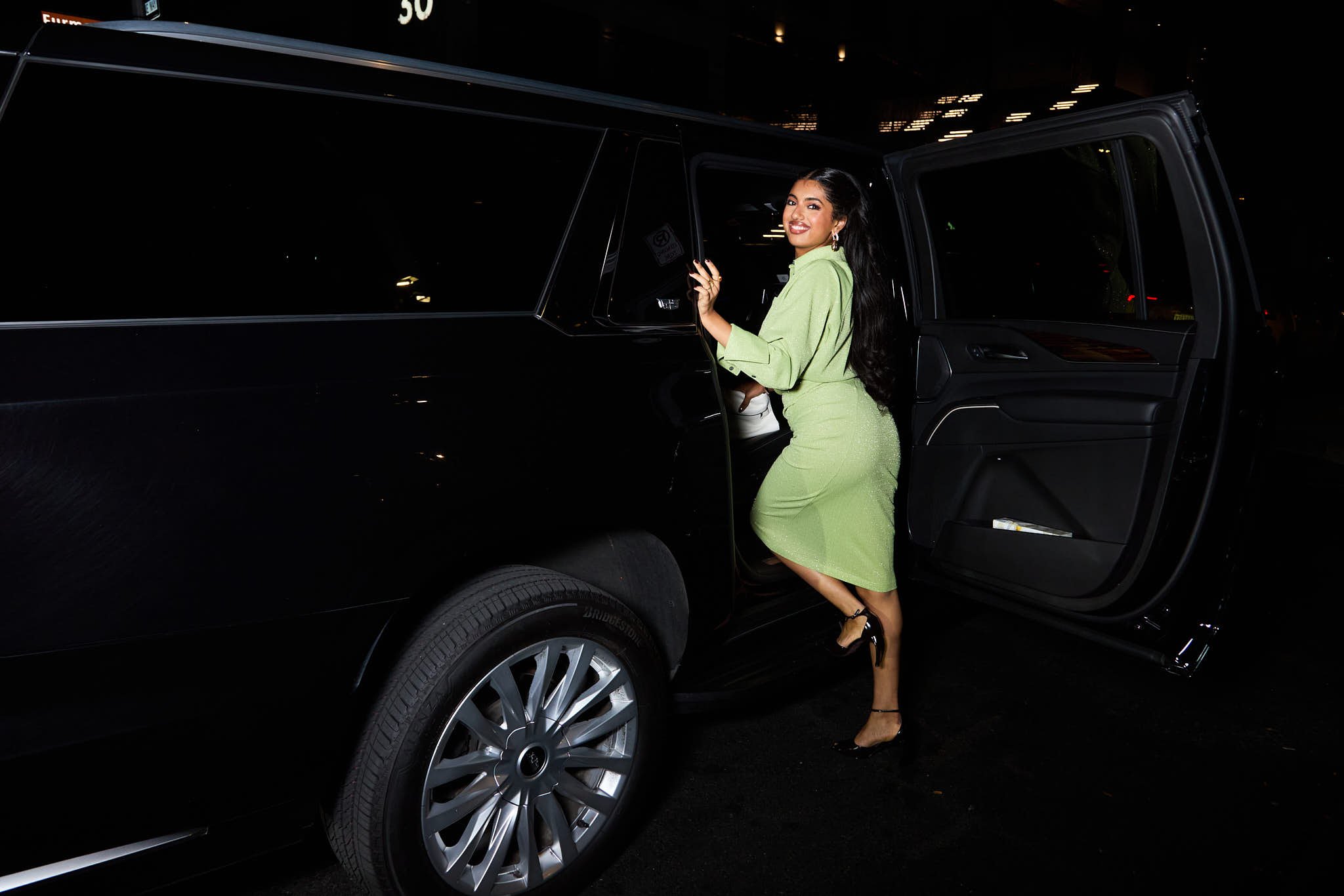 Avantika tory burch coach fashion show after party 