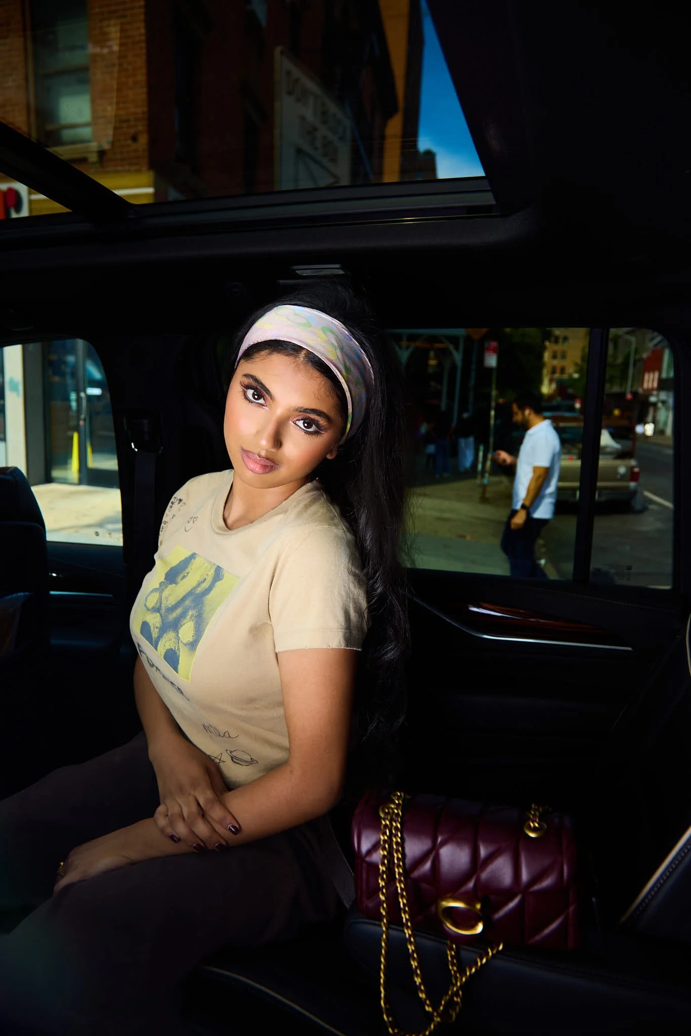 Avantika tory burch coach fashion show after party 