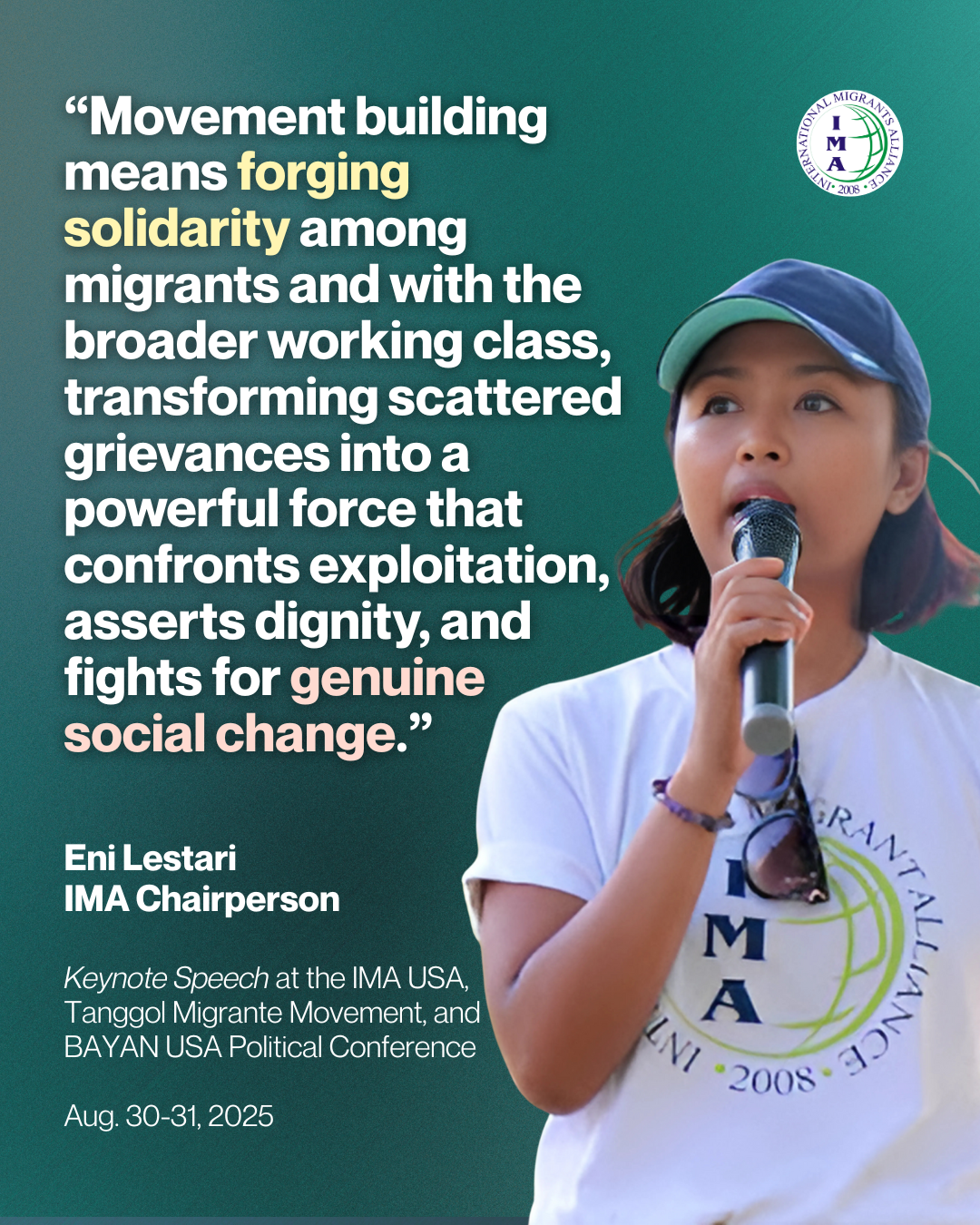 [PRESS RELEASE] International Migrants Alliance Calls for Global Action Against Fascist and Neoliberal Attacks of Trump 