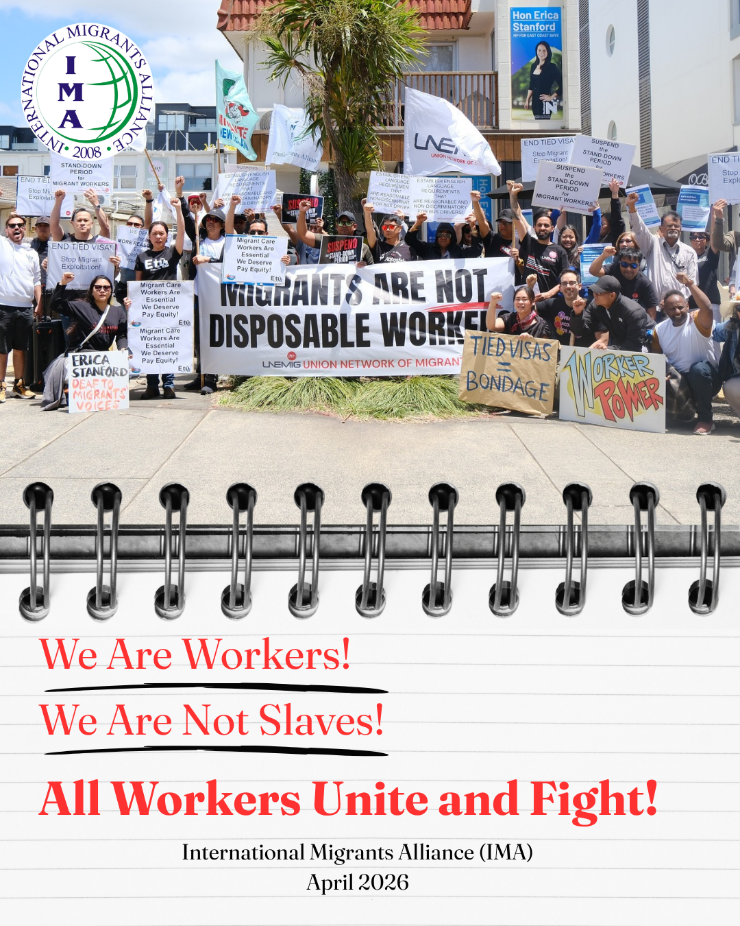 [STATEMENT] We Are Workers. We Are Not Slaves. All Workers Unite and Fight!