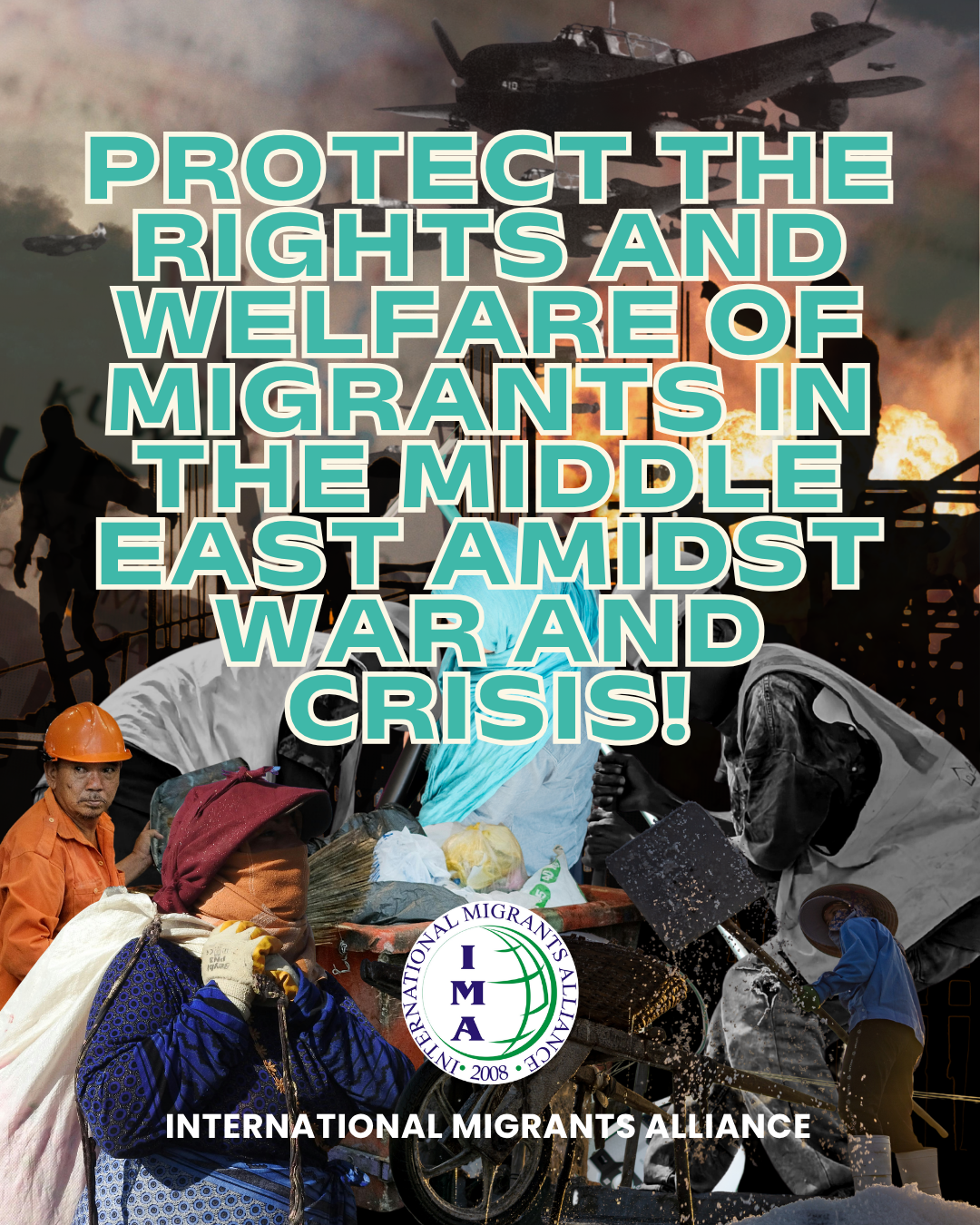 [STATEMENT] Protect the rights and welfare of migrants in the Middle East amidst war and crisis!