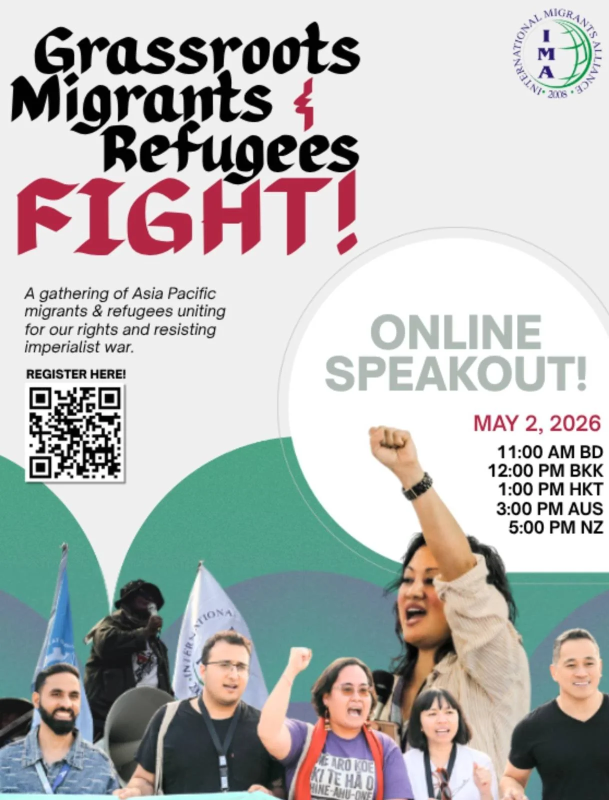 Grassroots Migrants and Refugees, Fight! (GMRF!)  Online Speakout