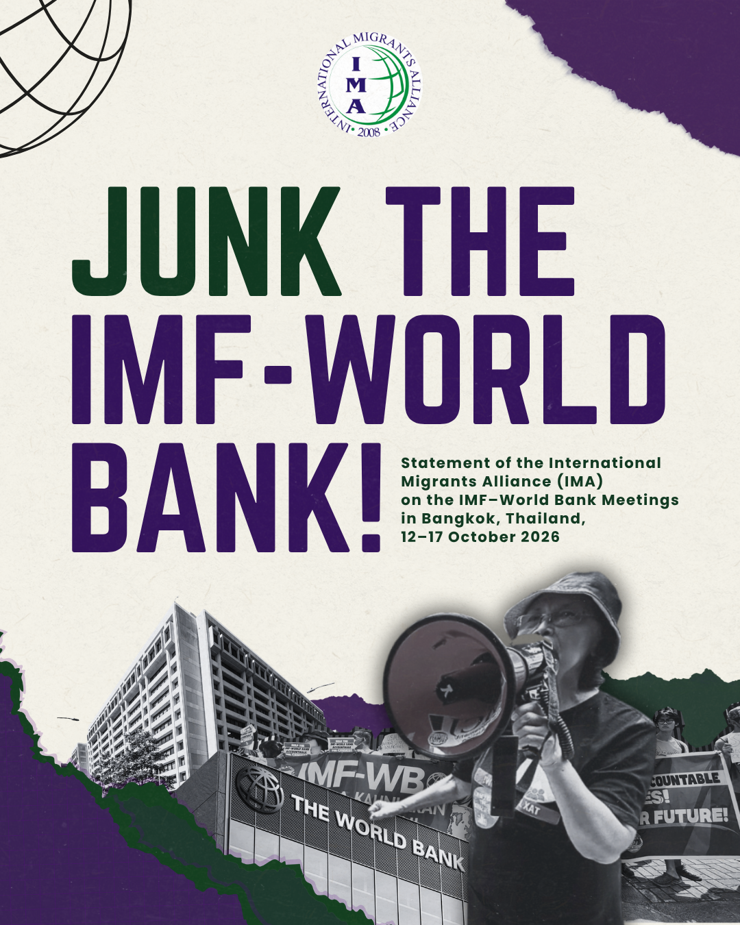 [STATEMENT] JUNK the IMF-World Bank!