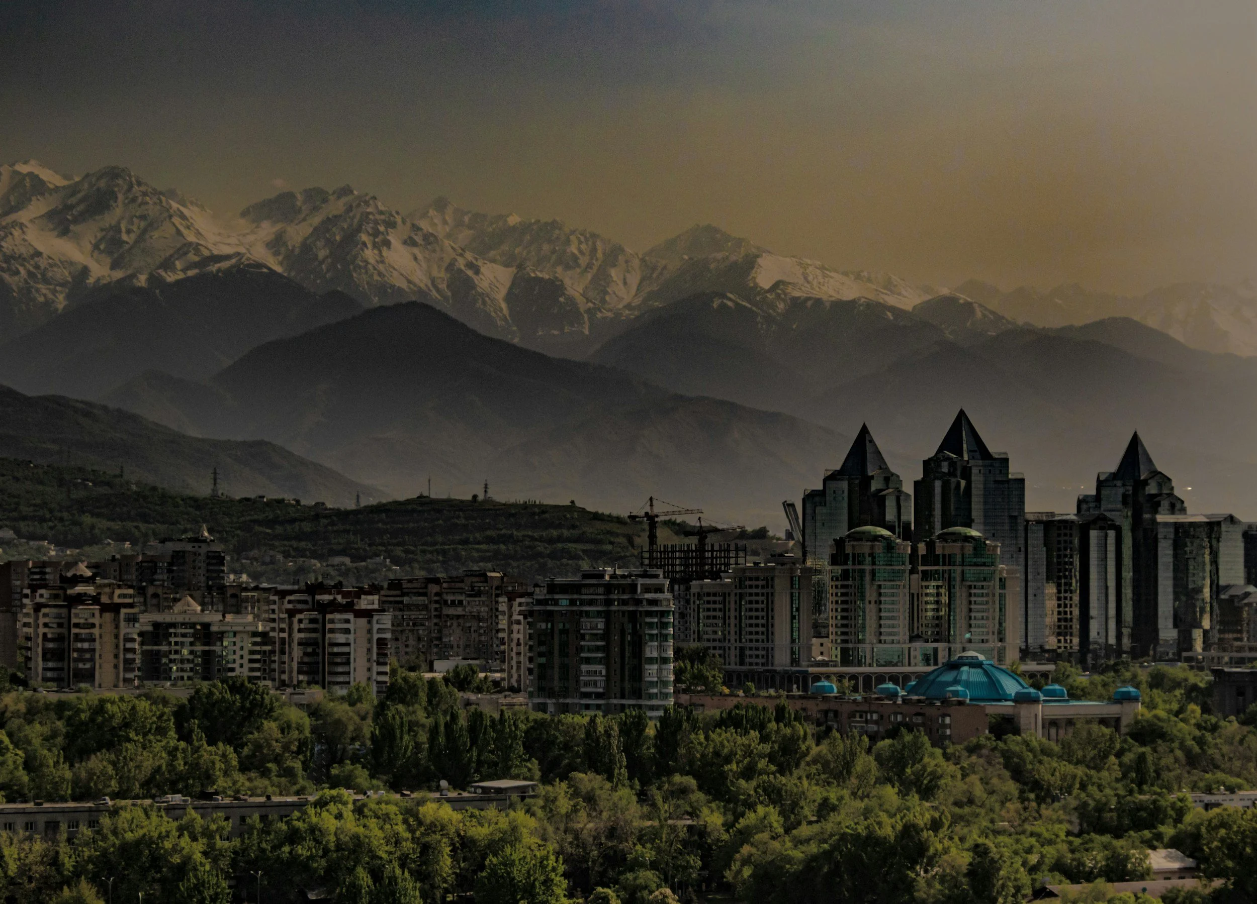 Almaty, ,the biggest city in Kazakhstan