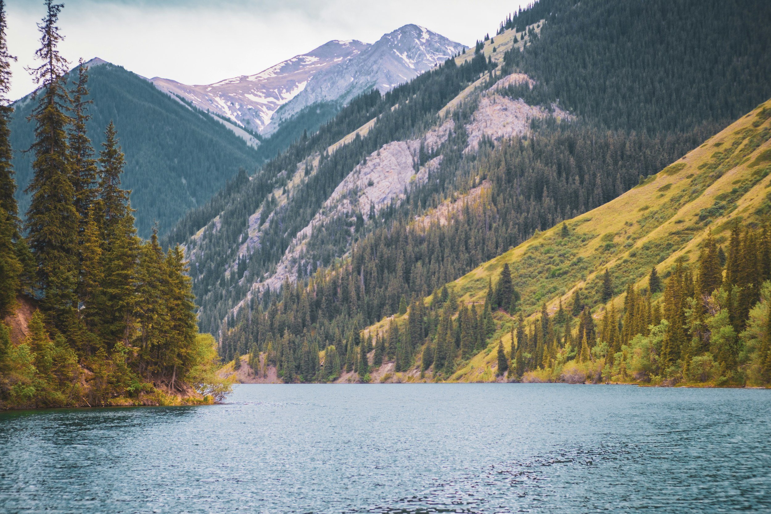 Mountain lake, Kazakhstan