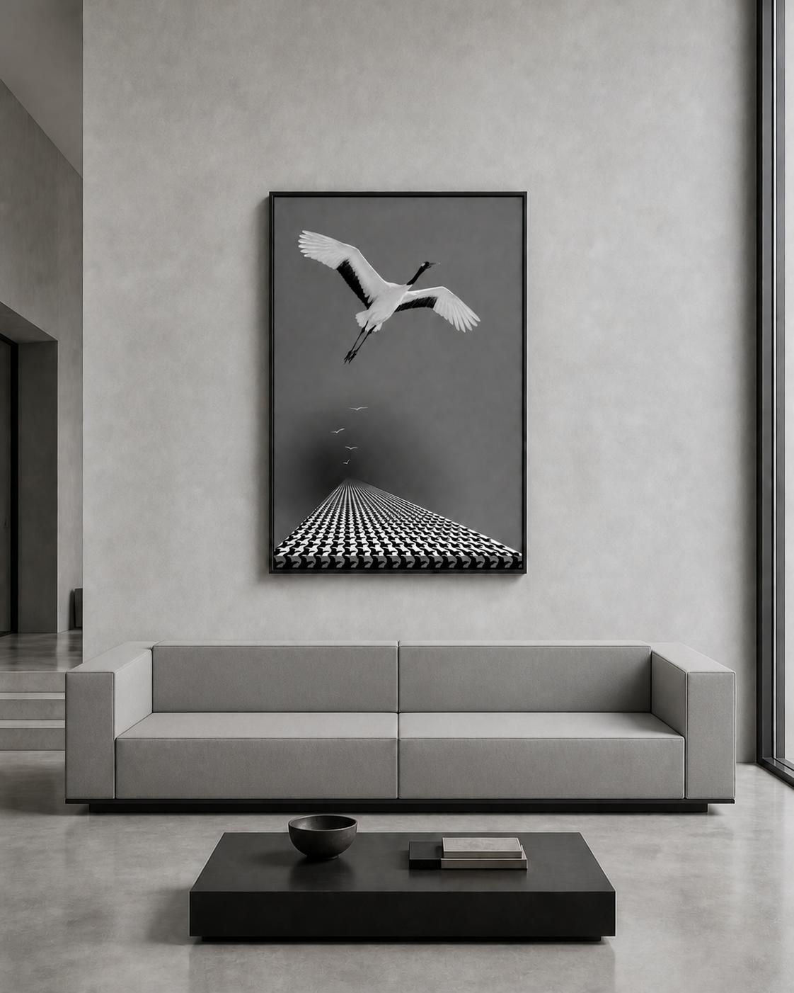 Last Move Framed Canvas