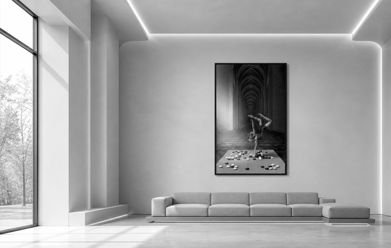 Move 78 Framed Canvas Print