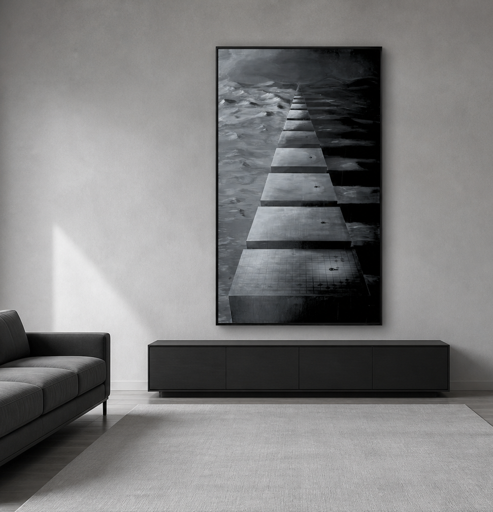 Move 37 Framed Canvas Print