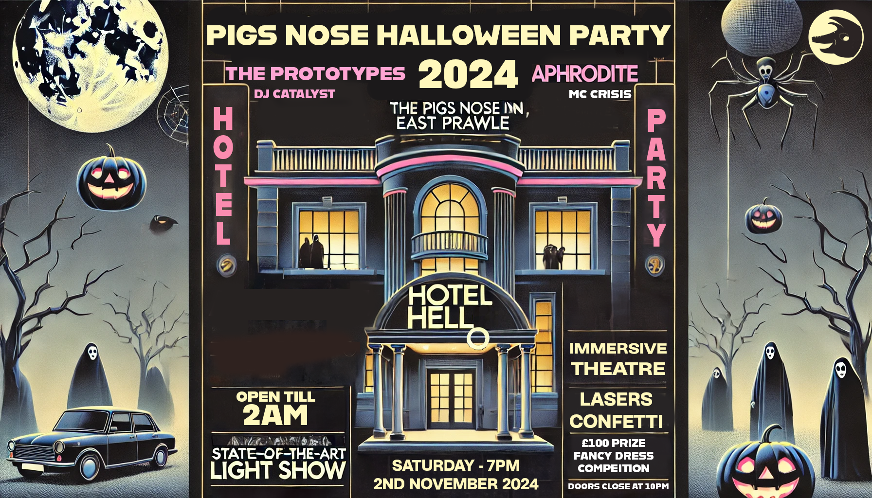 HOTEL HELL.O PIGS NOSE HALLOWEEN PARTY 2024