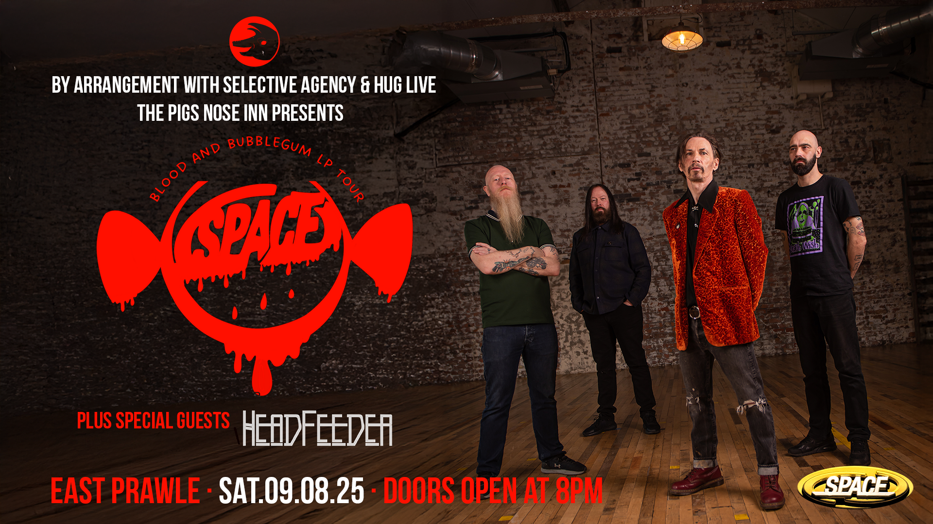 Space Plus Special Guests Headfeeder