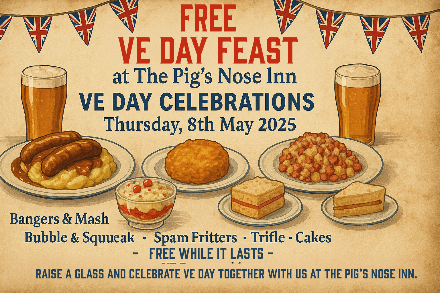 VE DAY CELEBRATION FEAST