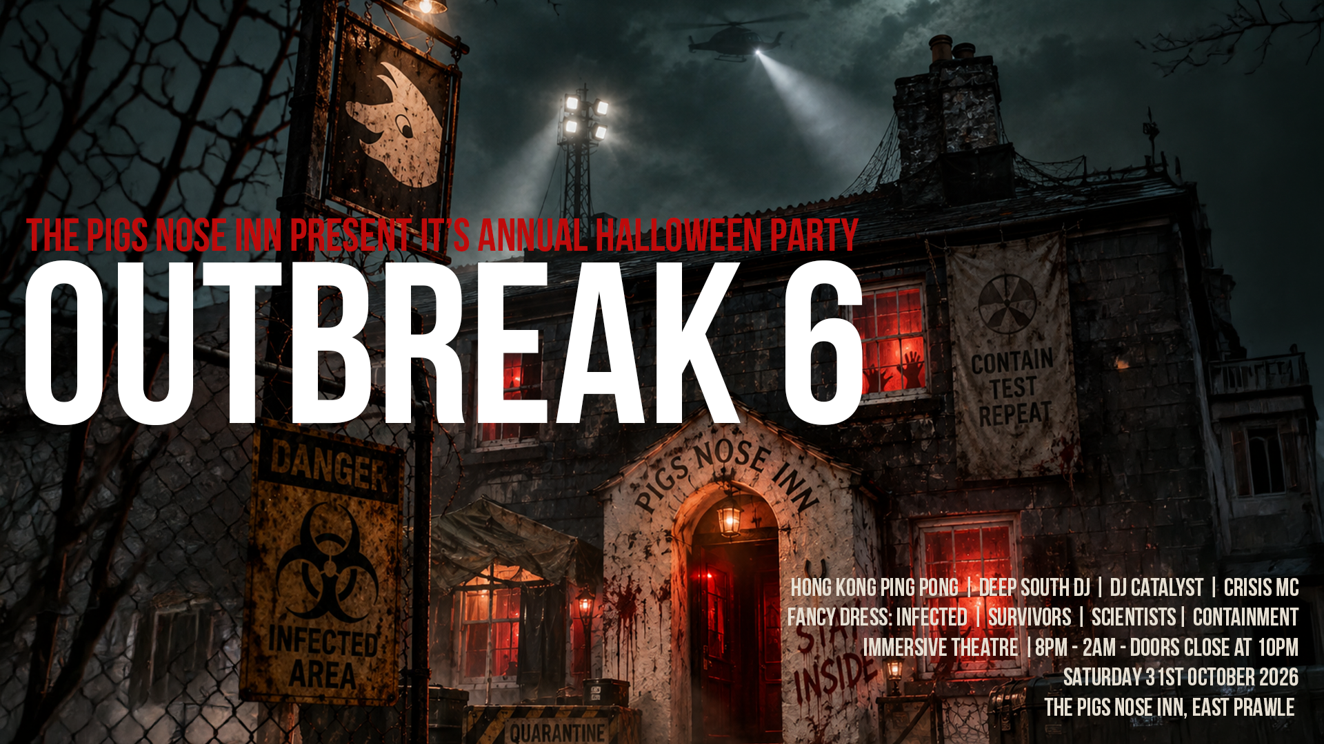 HALLOWEEN PARTY 2026 OUTBREAK 6