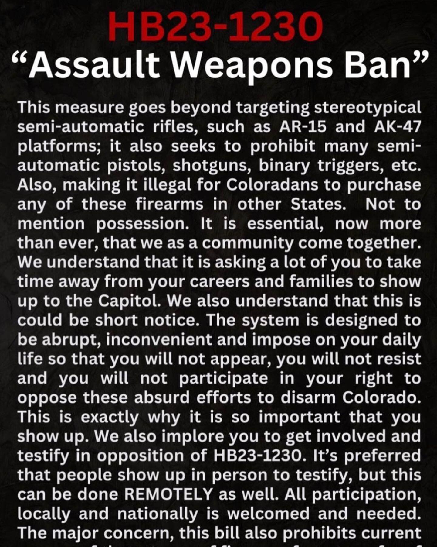 If you ruin this gun ban is going to stop the gun violence in this state you are going to be very disappointed. All this will do is take away your ability as a law abiding citizen to protect yourself. The people running this state seem to think that 