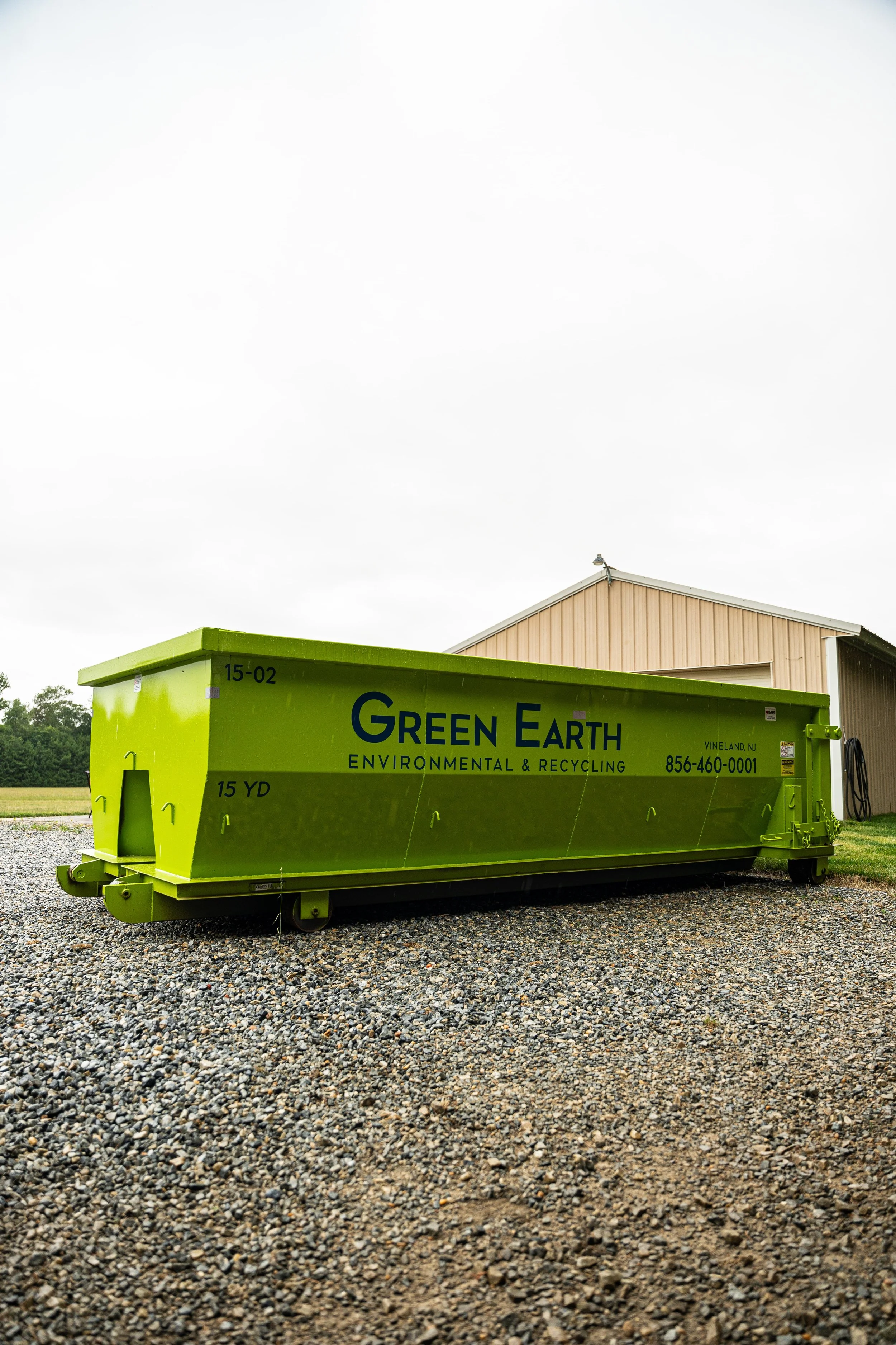 Photo of Green Earth Environmental Recycling's 15 yard dumpster