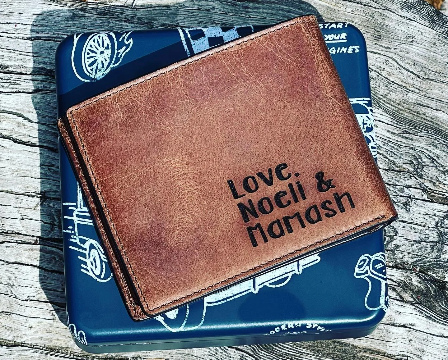 #fathersday #personal #love #family #laserthings #romanthings #pascowa #custom #leather #wallet