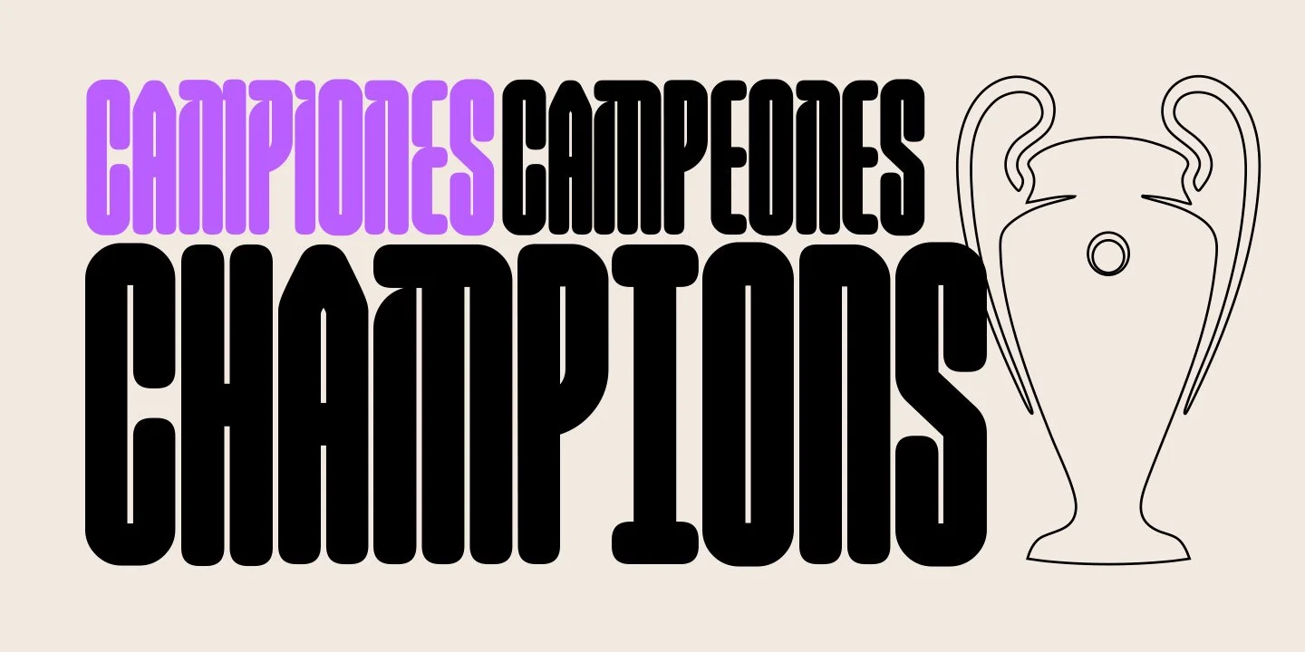 Text reading 'Champions 2016' with a line drawing of a trophy on the right.