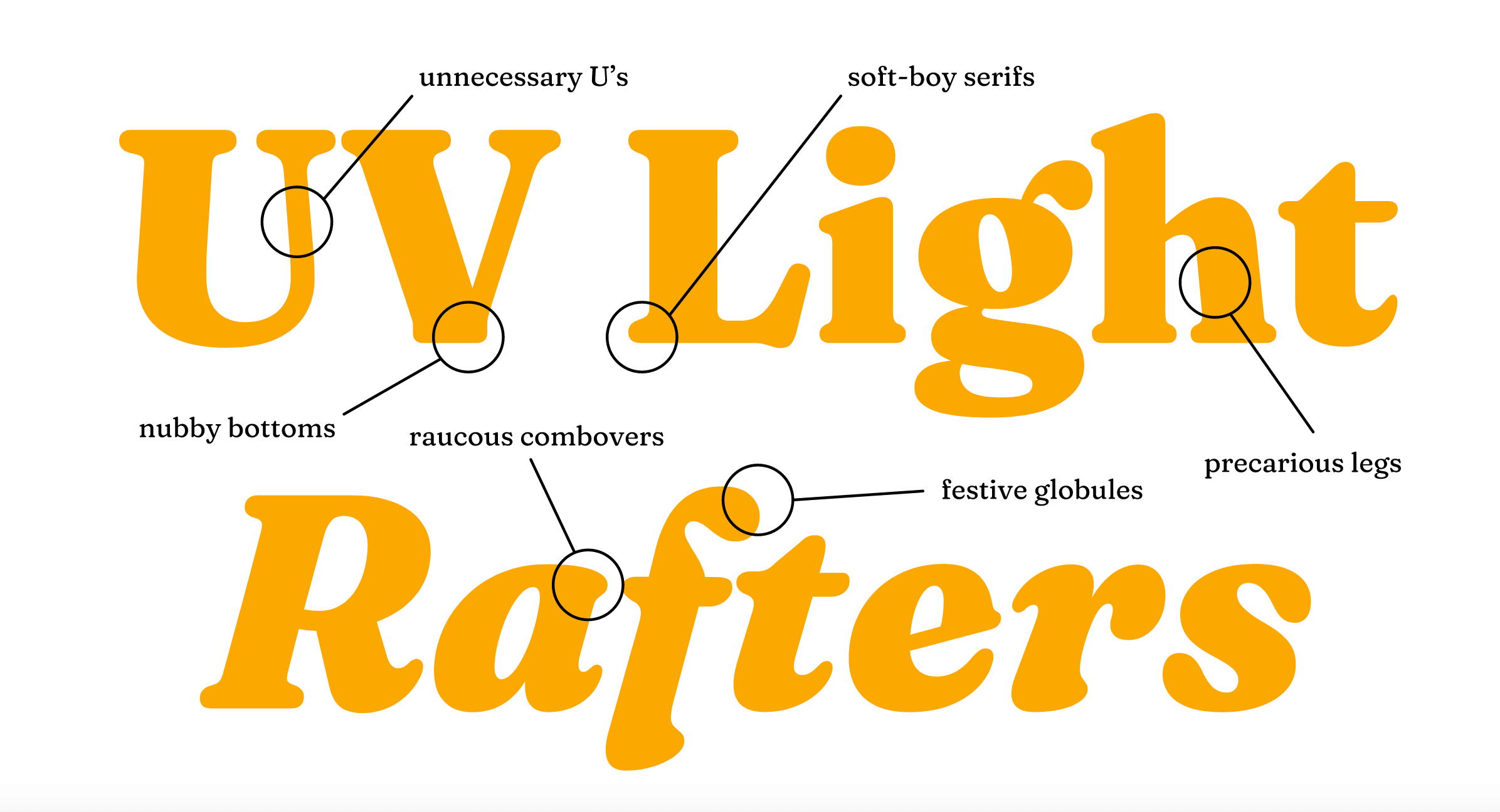 fraunces typeface specimen - brand design