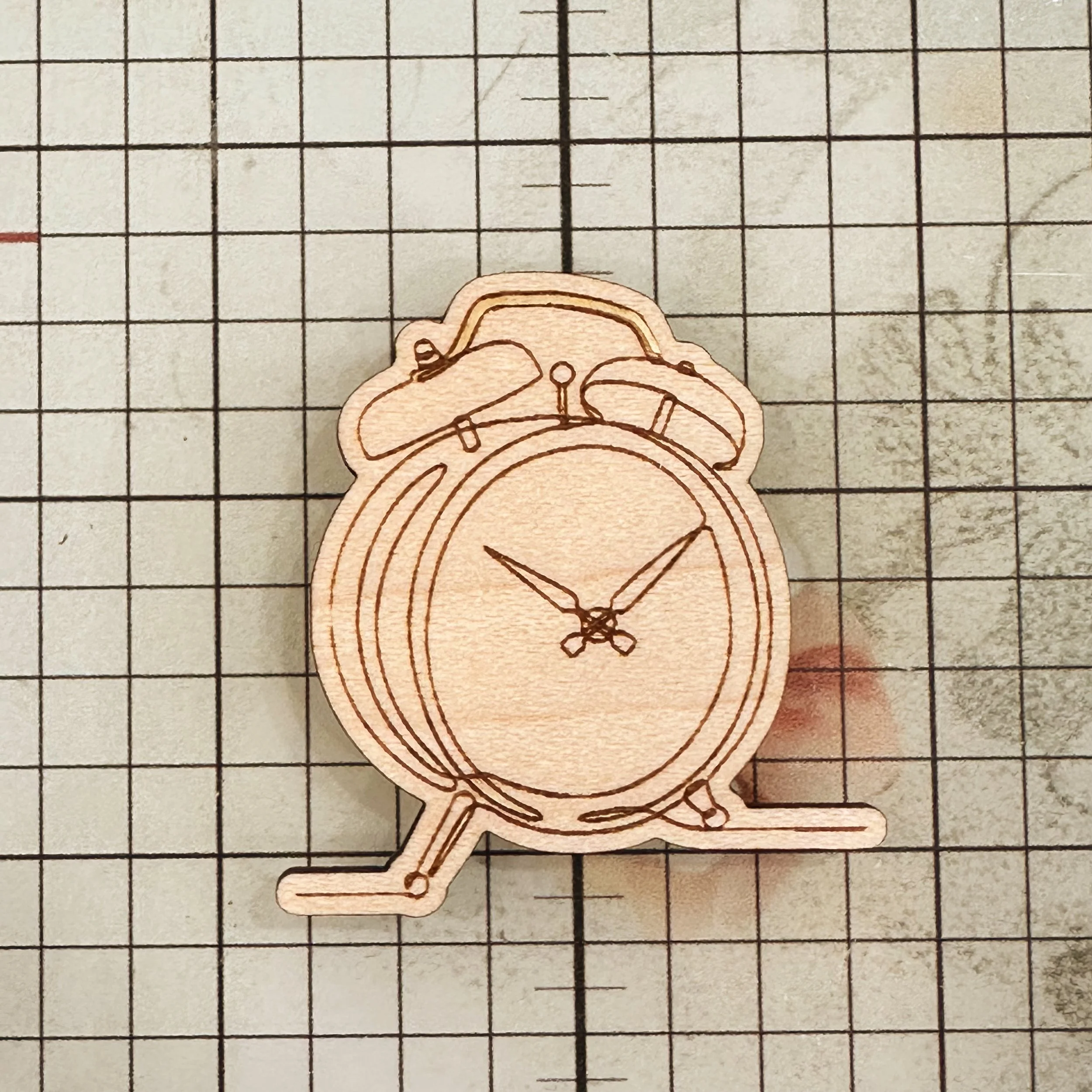 Vintage Alarm Clock Embellishment
