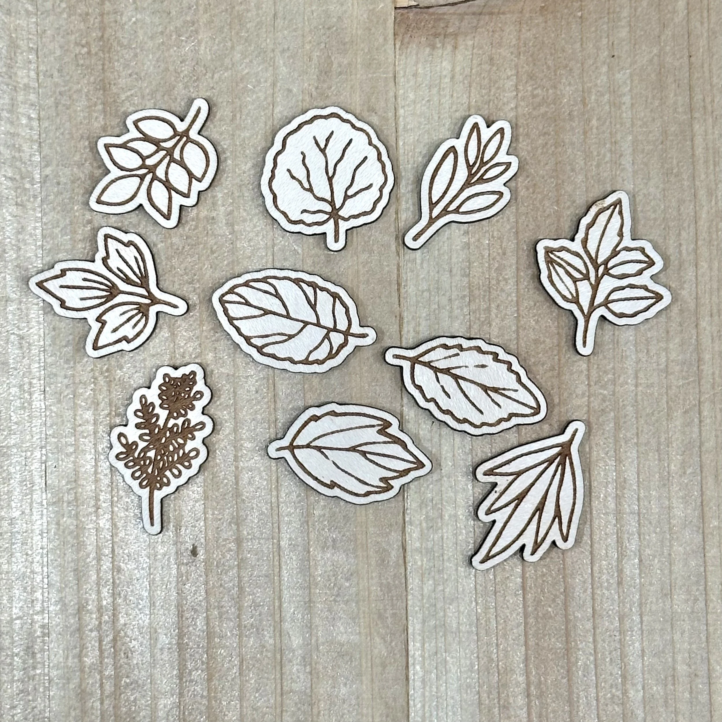 Autumn Elegance Leaf Embellishment Set 2