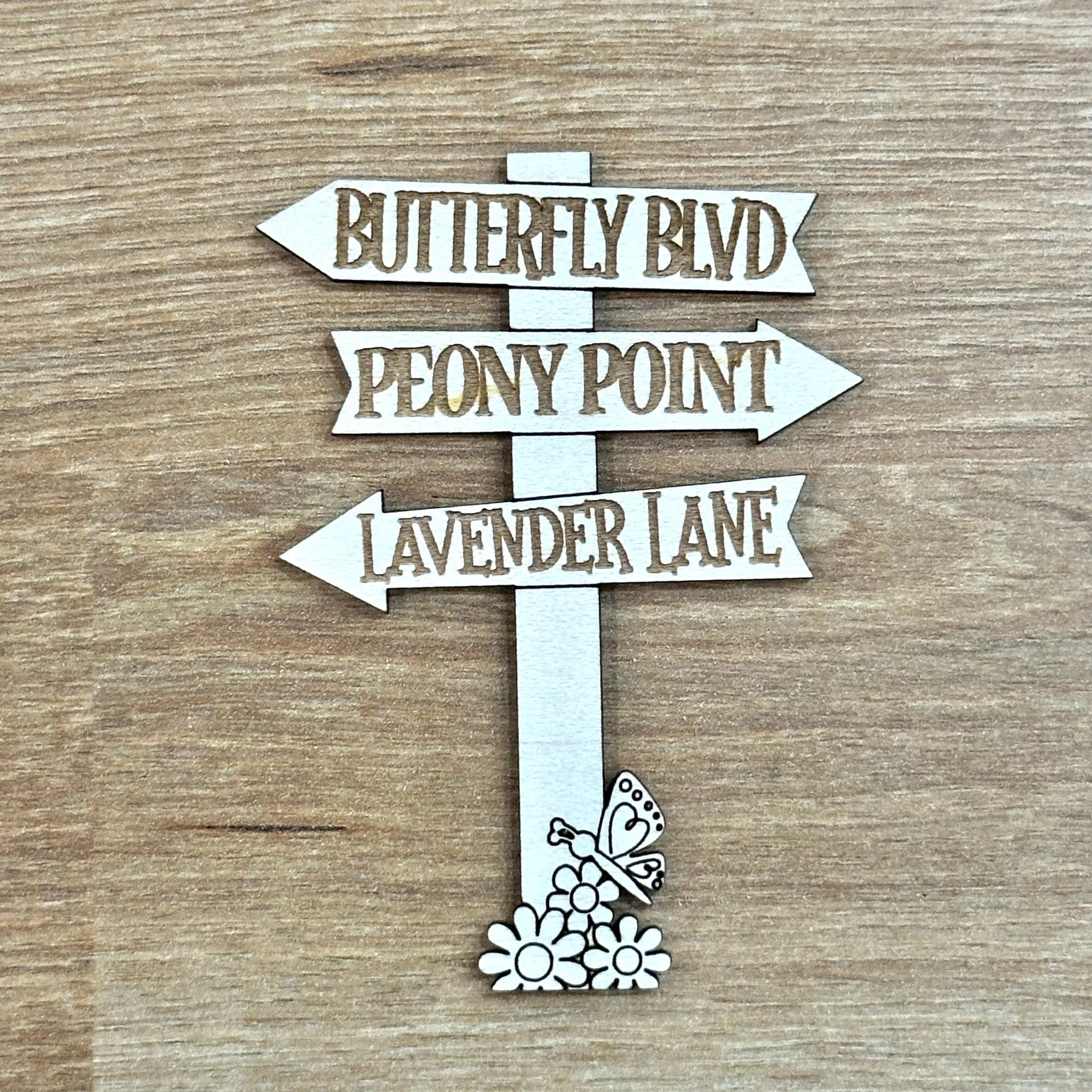 Butterfly Garden Stick Embellishment