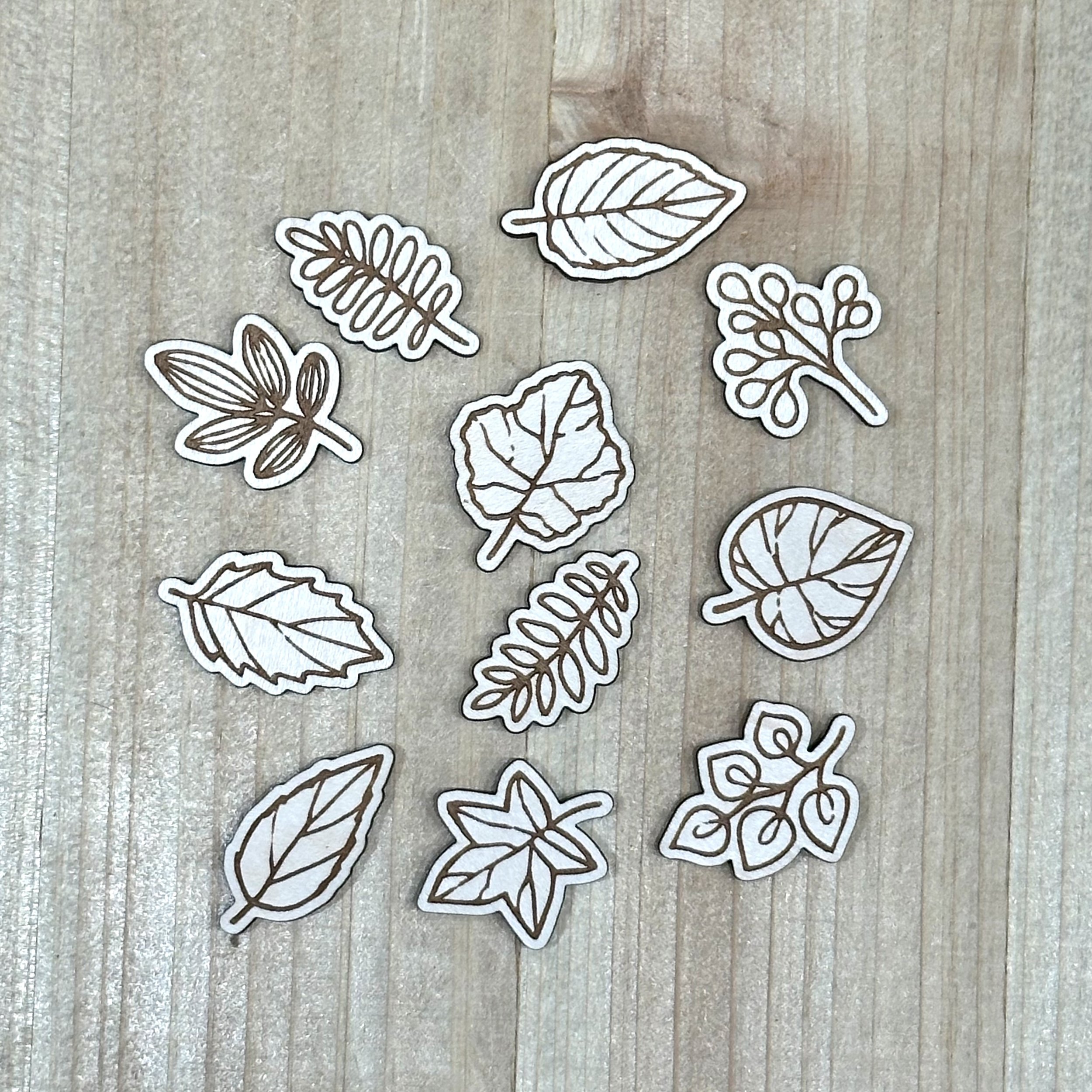 Autumn Elegance Leaf Embellishment Set 1