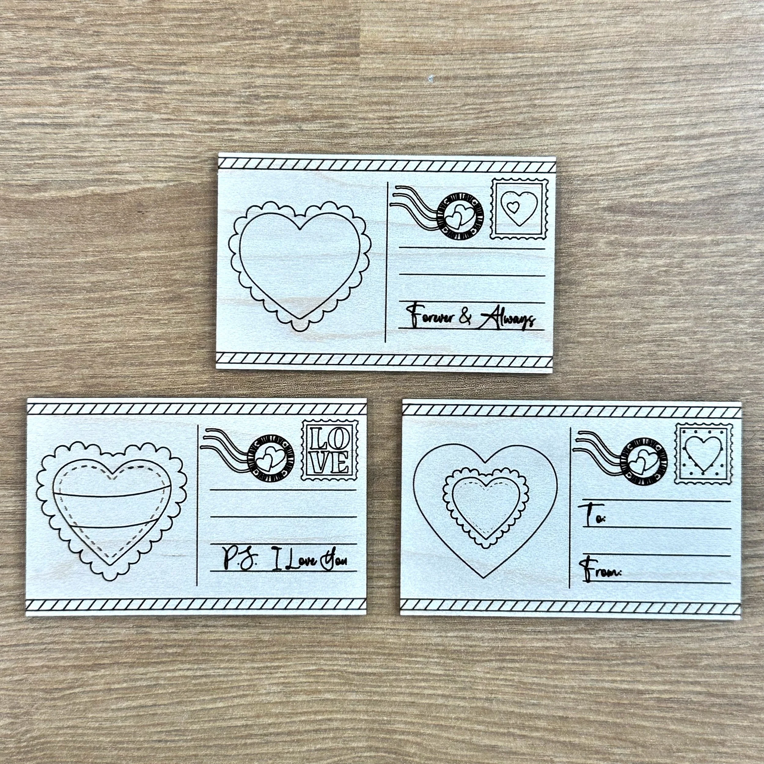 I Heart You Postcards