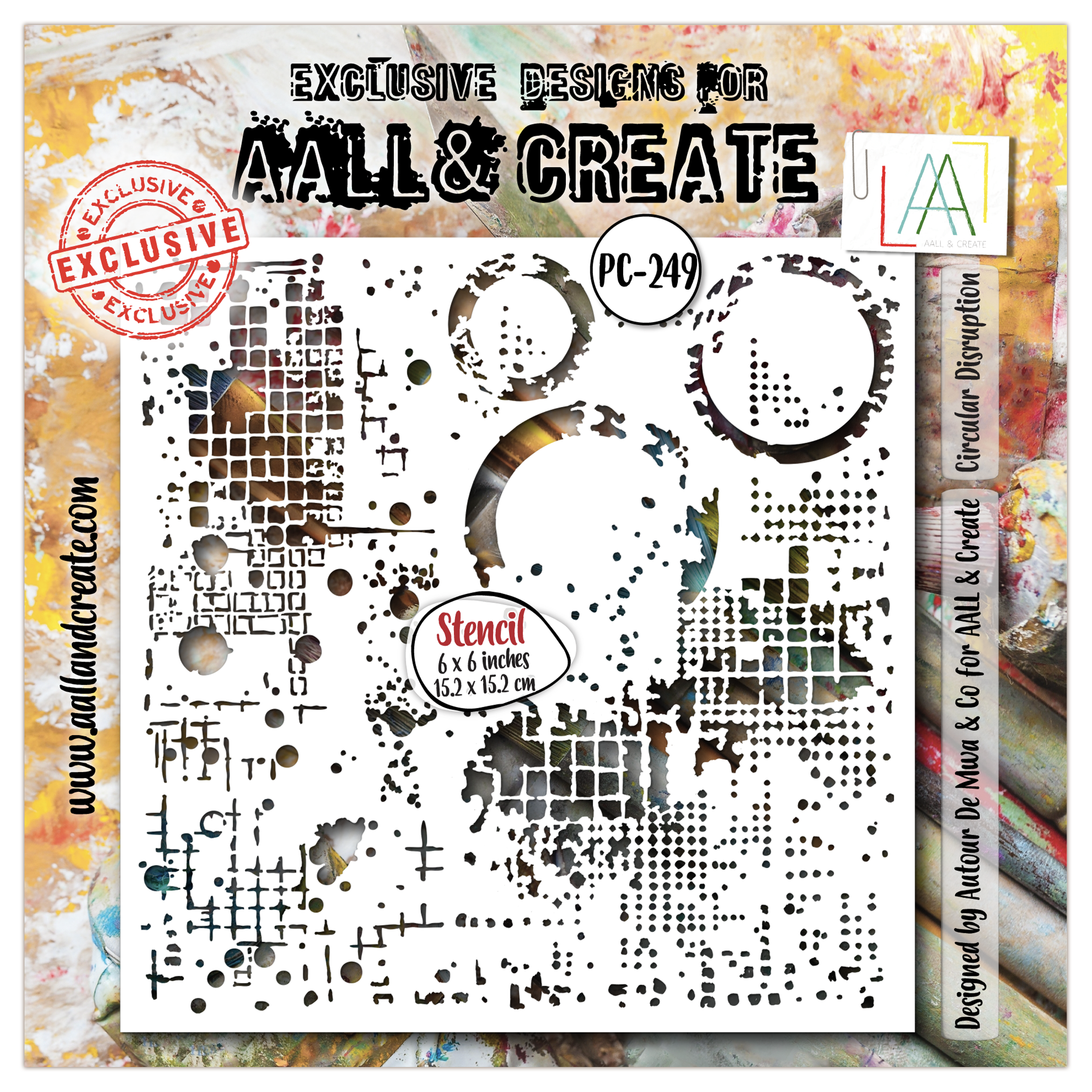 Aall and Create Circular Disruption Stencil